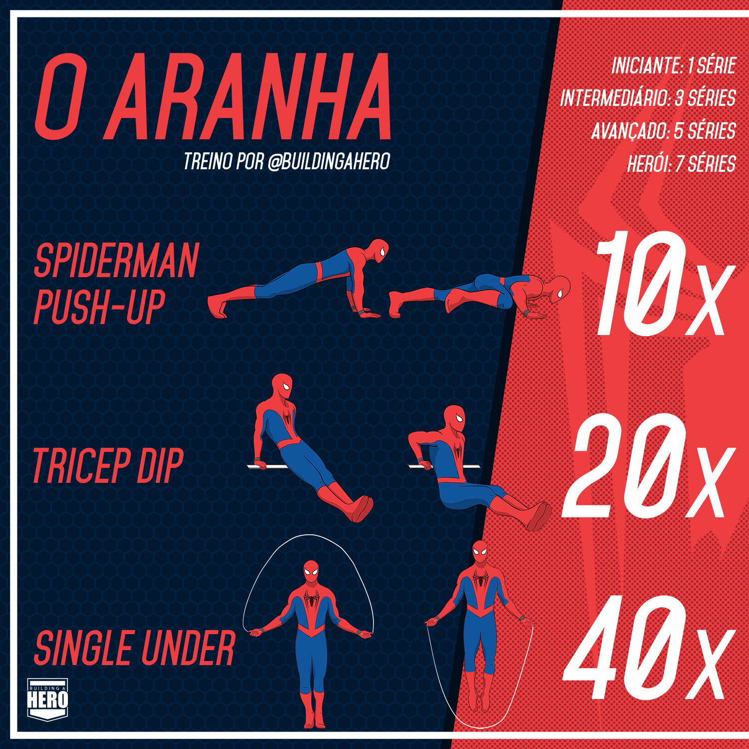 Spider man workout hot sale
