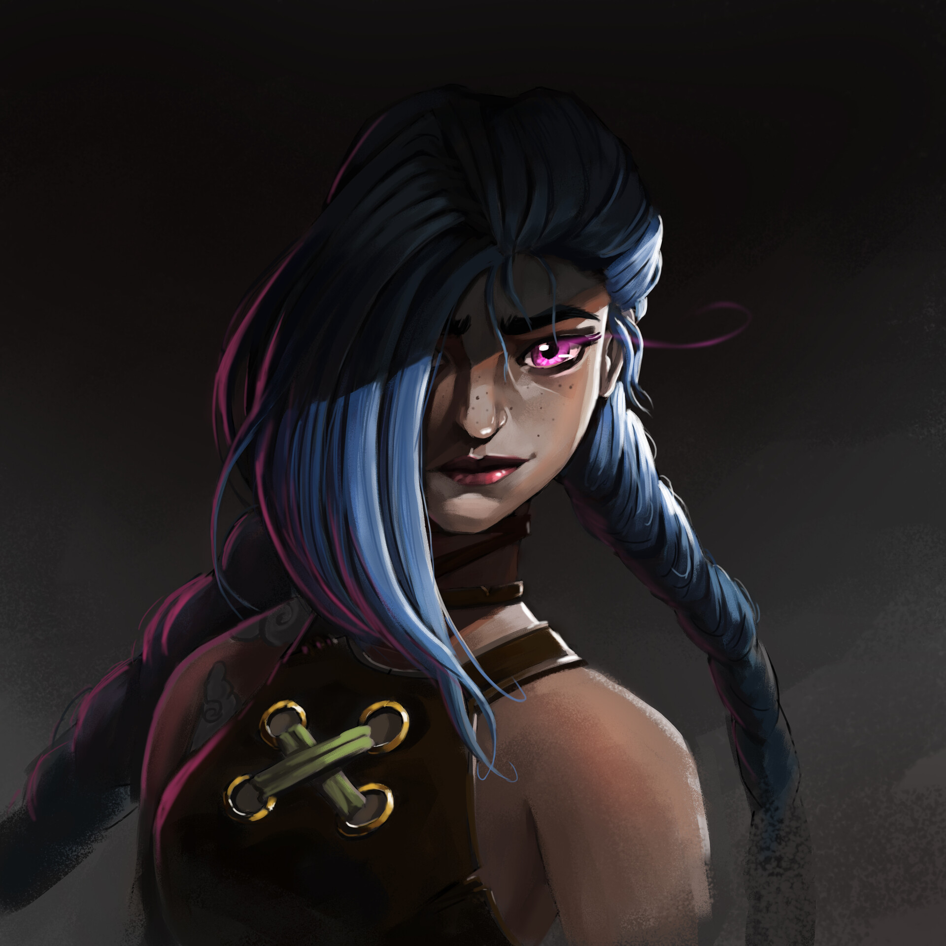 ArtStation Jinx from Arcane/ League of legends fan art