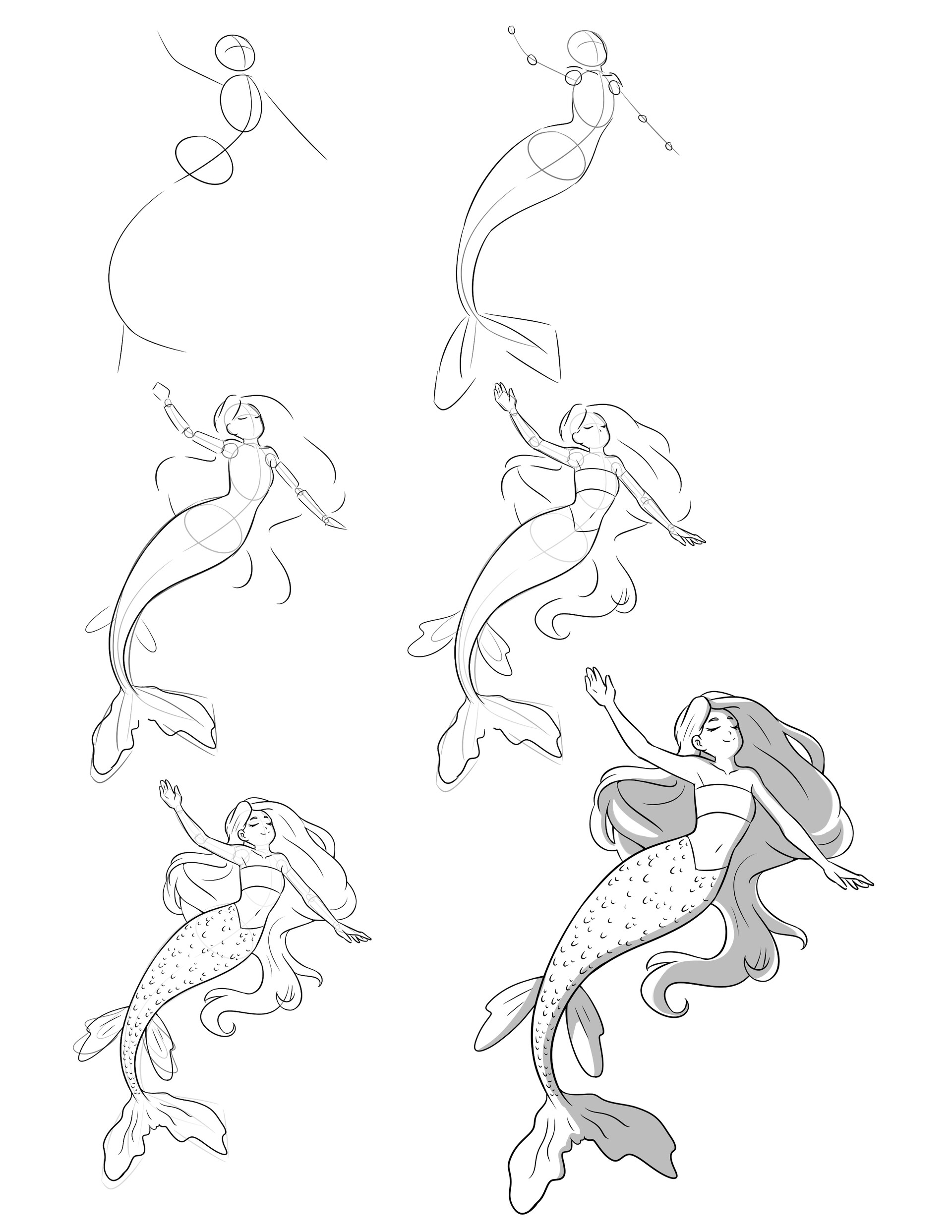 Artstation - How To Draw Siren 2