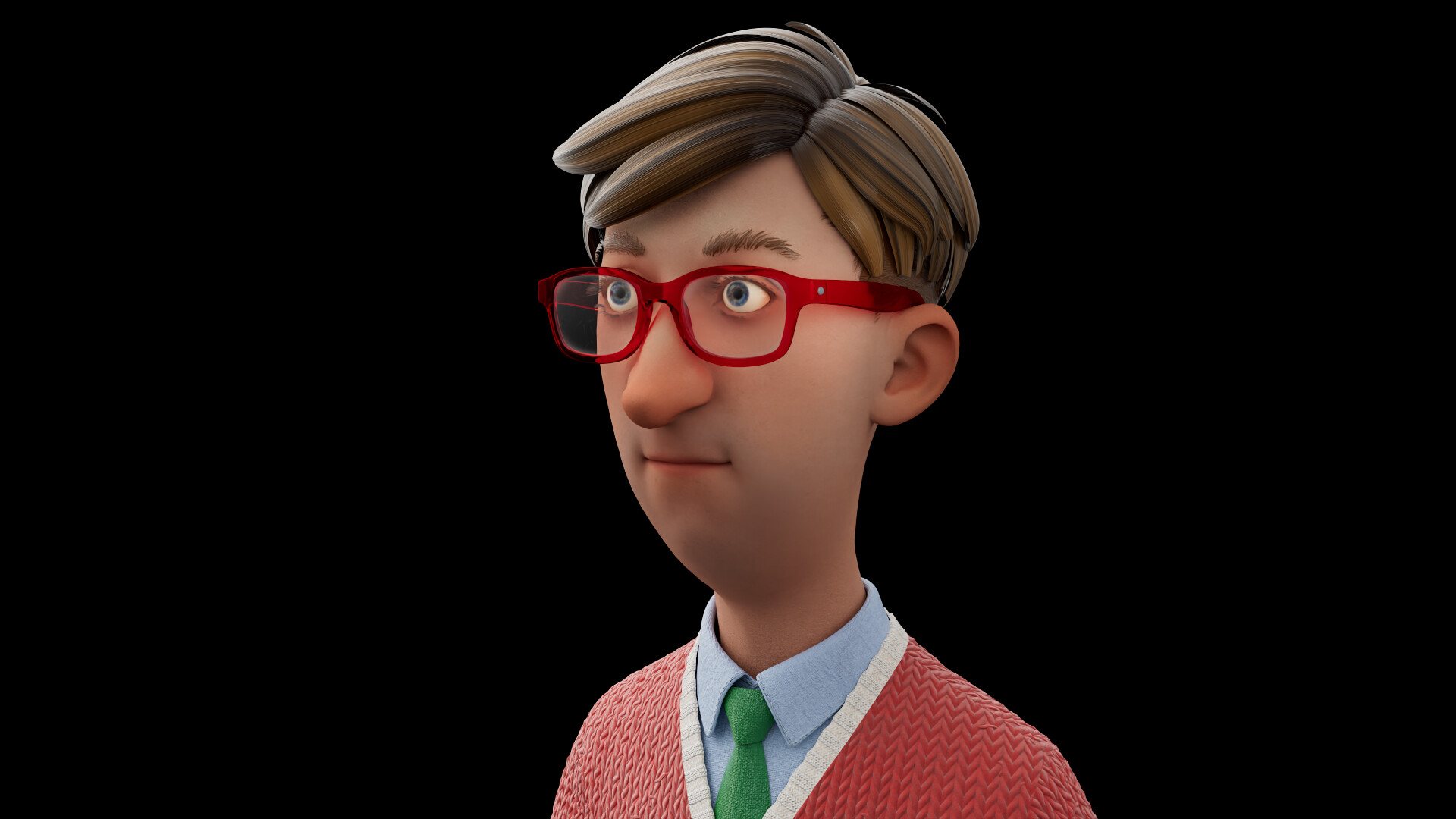 ArtStation - Cartoon Office Guy (texture)