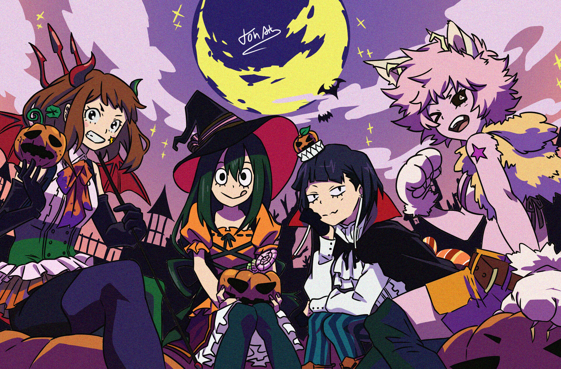 ArtStation My Hero Academy Halloween Fan Art