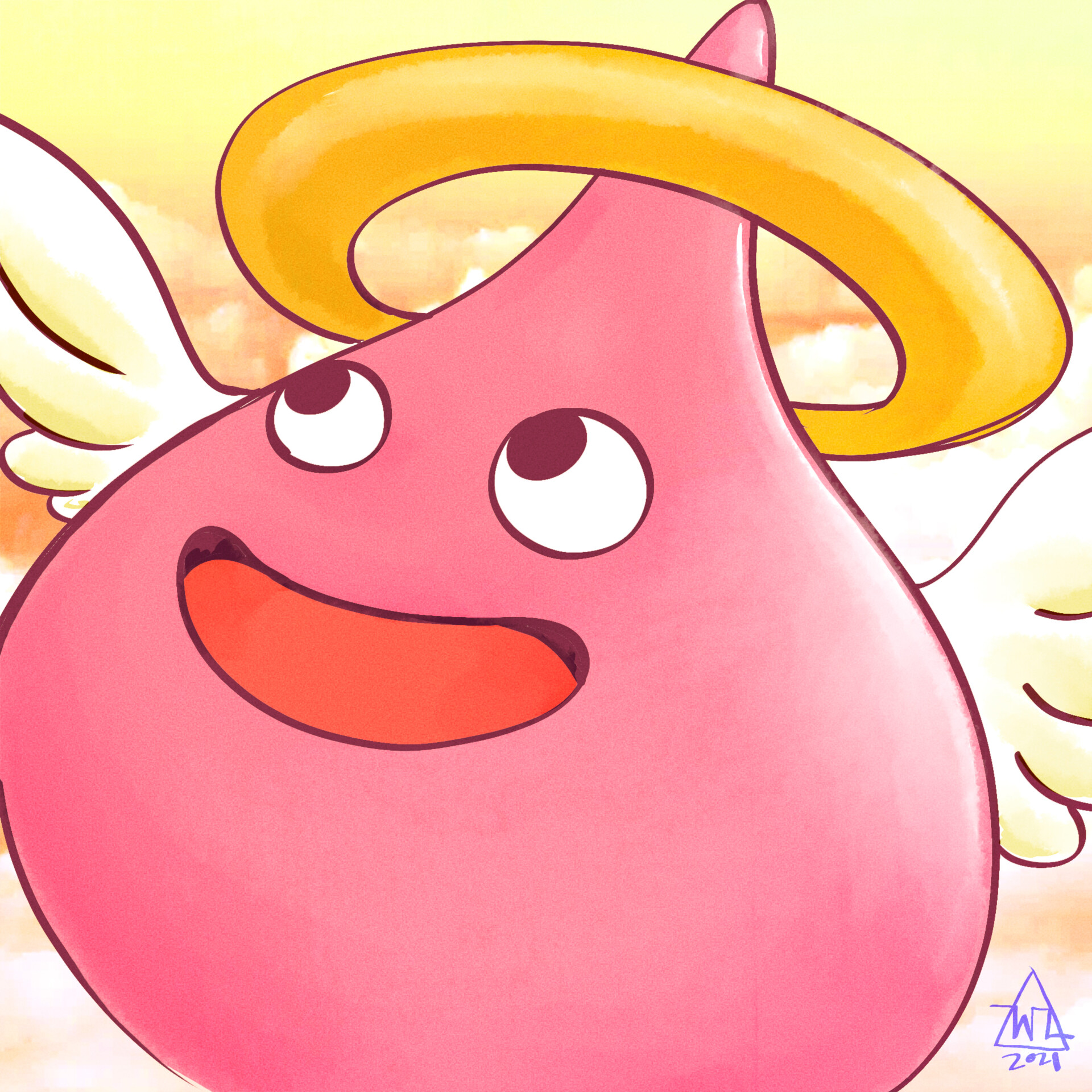 ArtStation Day 248 Angel Slime