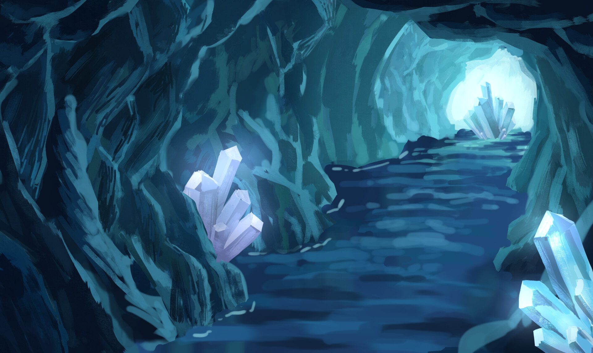 ArtStation - Ice cave