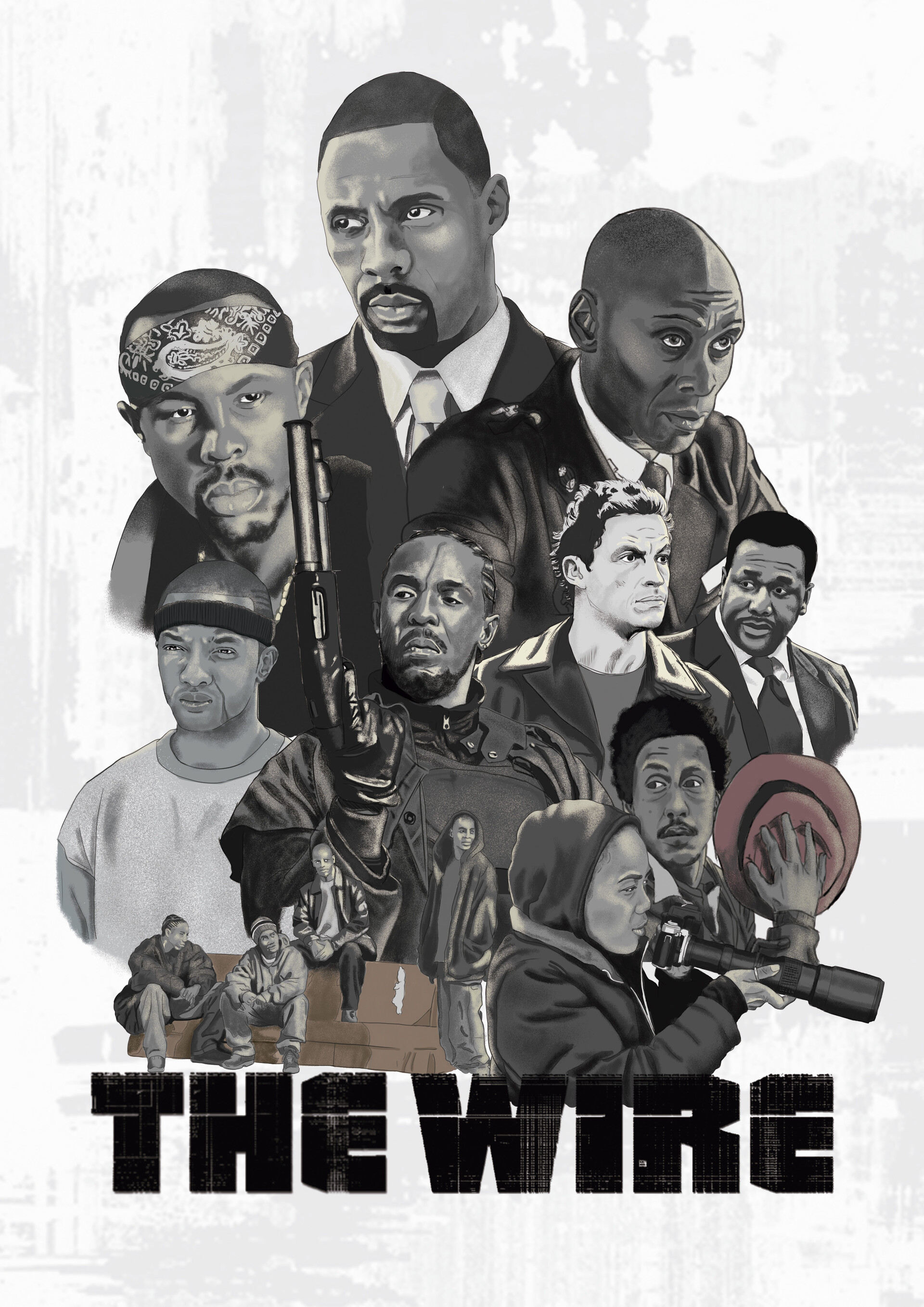 Mario Barrachina - The Wire poster