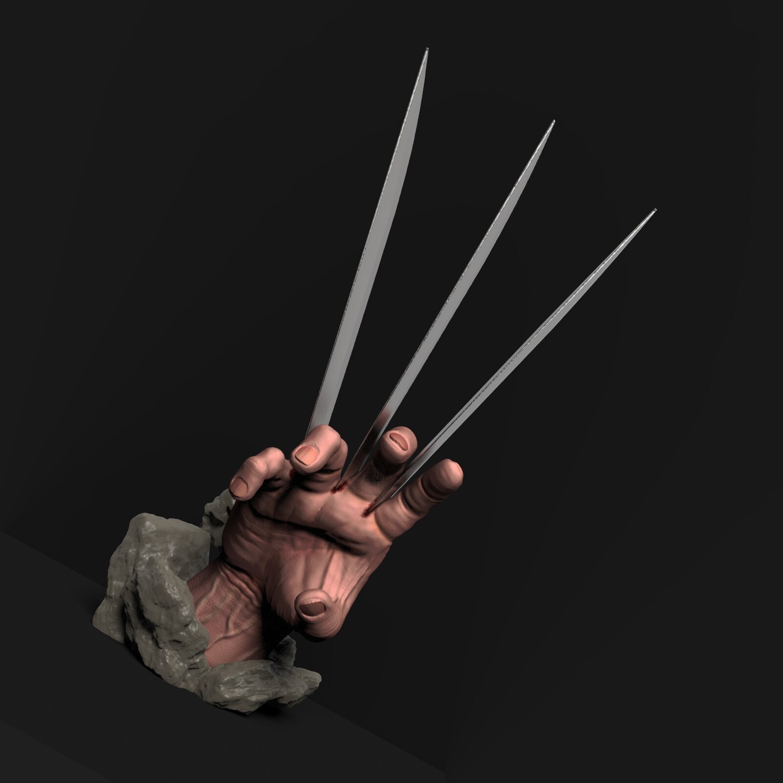 ArtStation - Wolverine hand