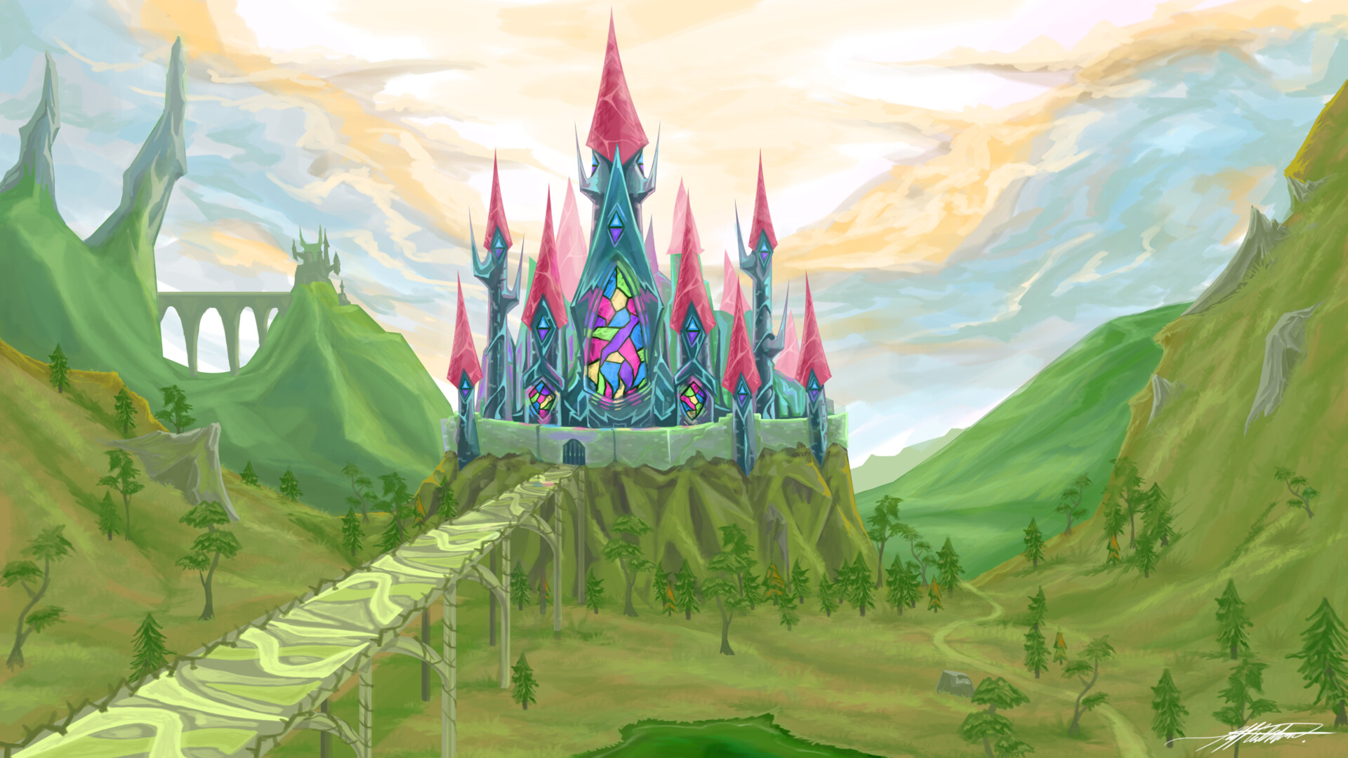 ArtStation Glass Castle