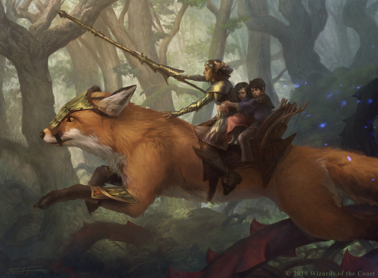 Oakhame Ranger (c) Wizards of the Coast