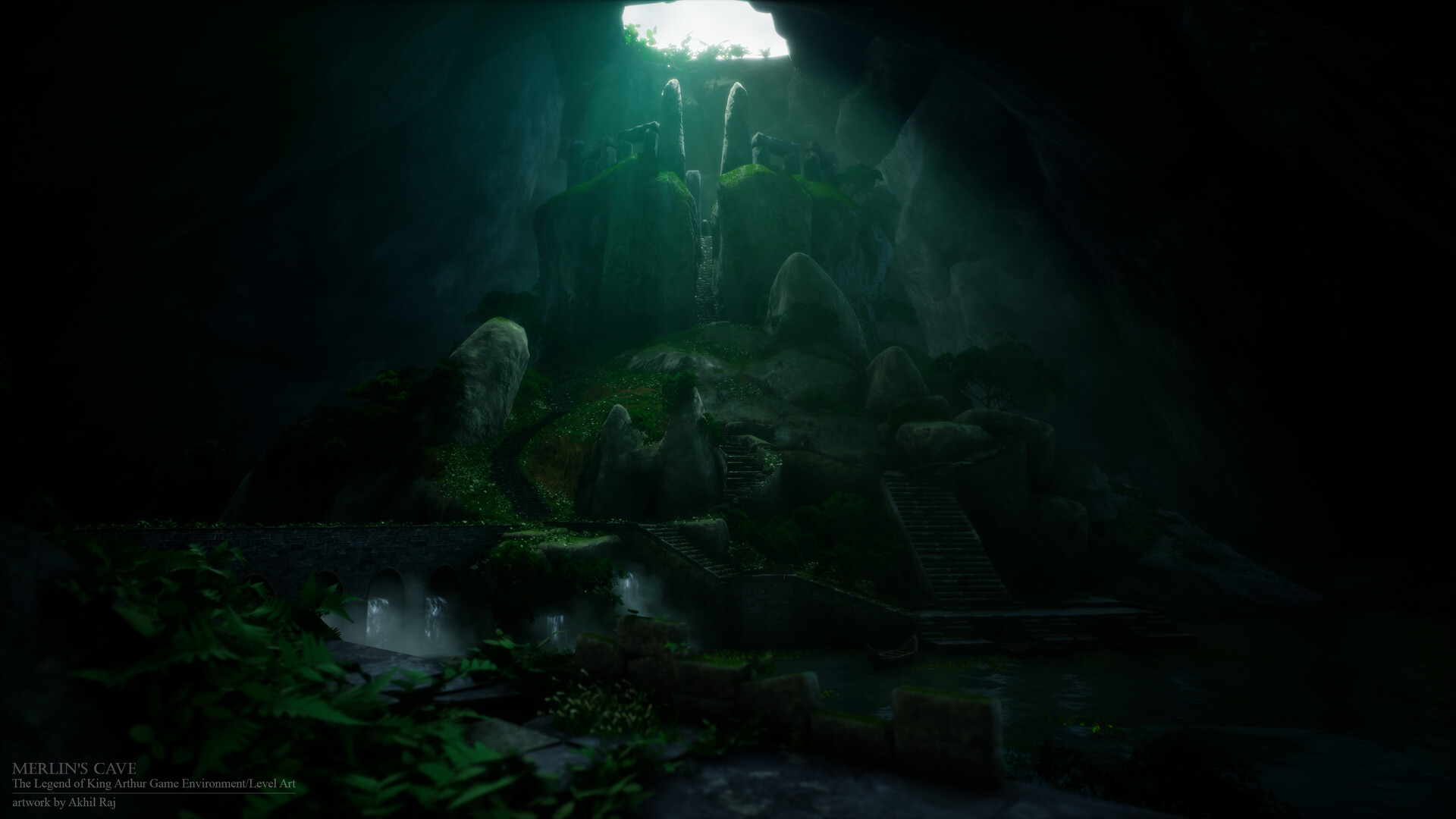 ArtStation - Merlin's Cave (The Legend of King Arthur Game Environment ...