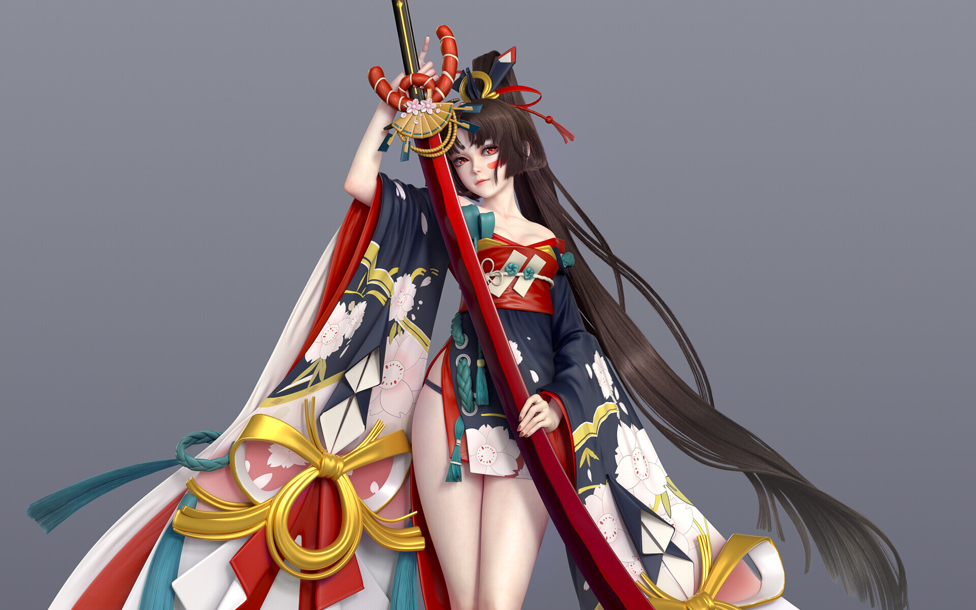 妖刀姫 桜雨刀舞ver.(ようとうひめ おううとうぶver.) 陰陽師