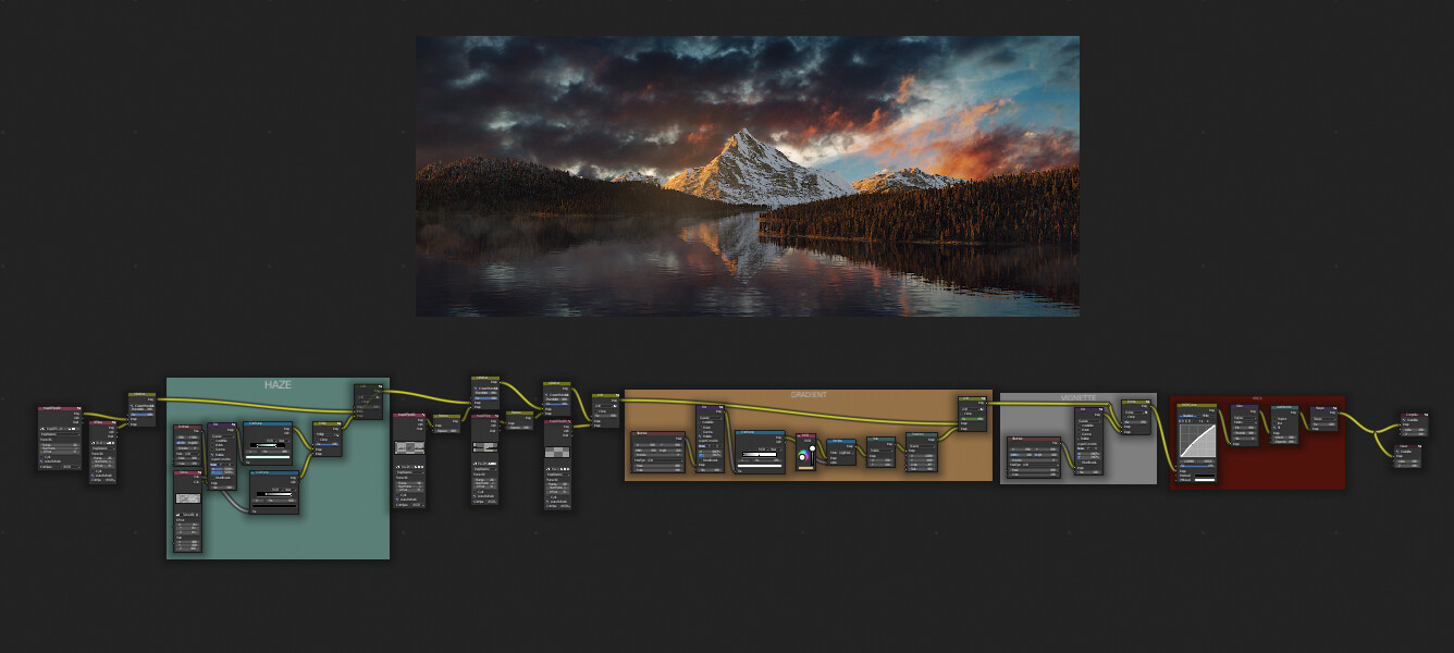 francisco ichazo - Landscape Environment in Blender
