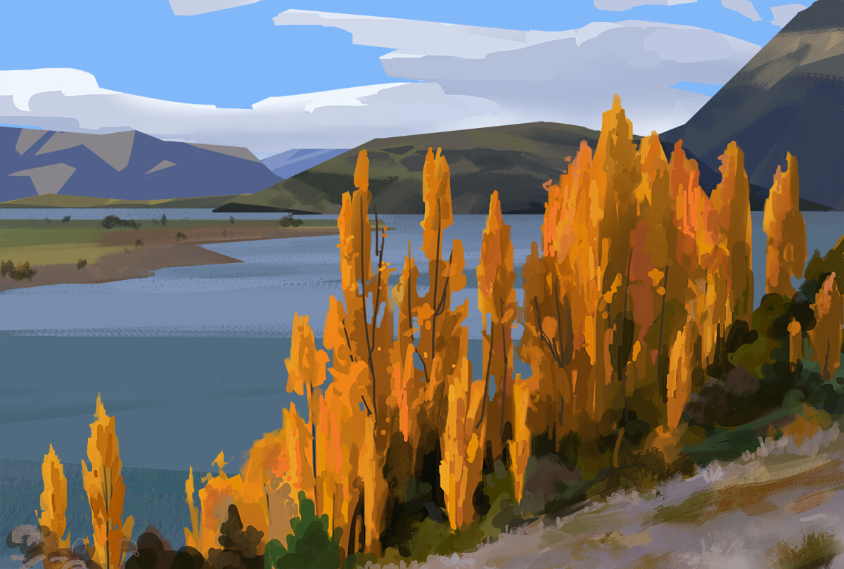 兵白 日常风景速写scene Sketching