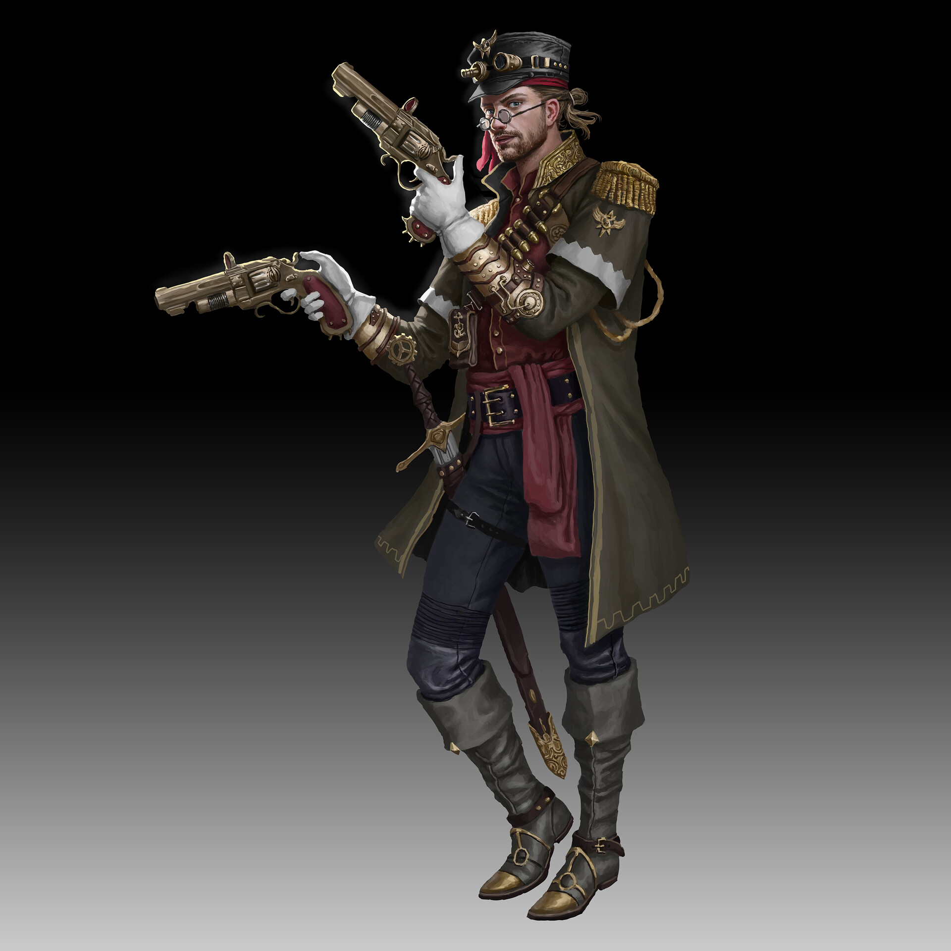Steampunk Character by Milos Rocenovic : r/ImaginarySteampunk