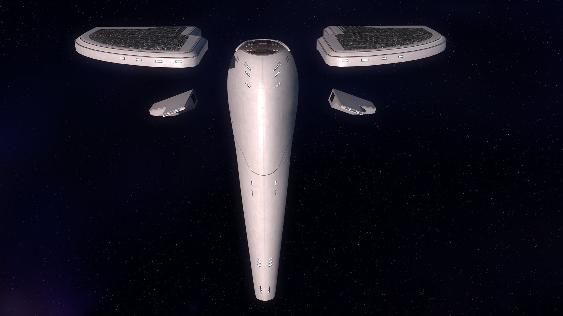 ArtStation - United Earth Defence Force ship, image size:1920x1080