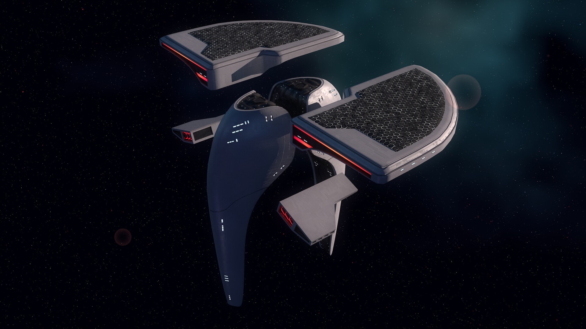 ArtStation - United Earth Defence Force ship, image size:1920x1080