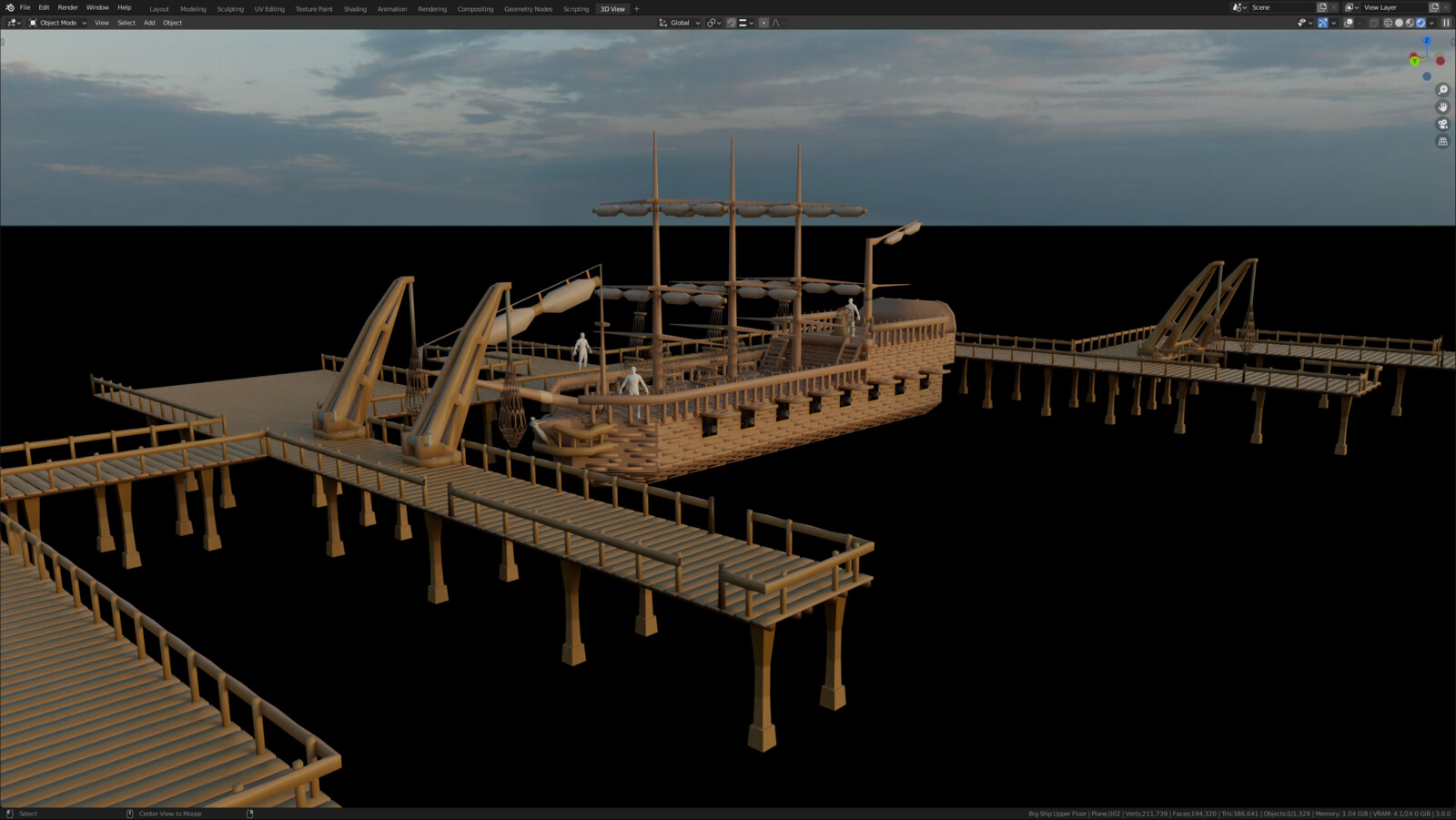 Port Sarim Large Cannon Ship