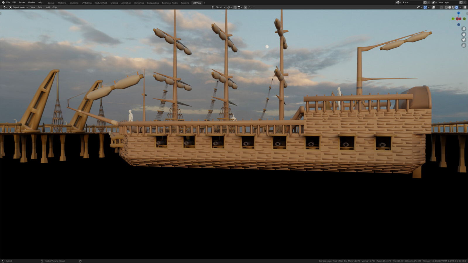 Port Sarim Large Cannon Ship