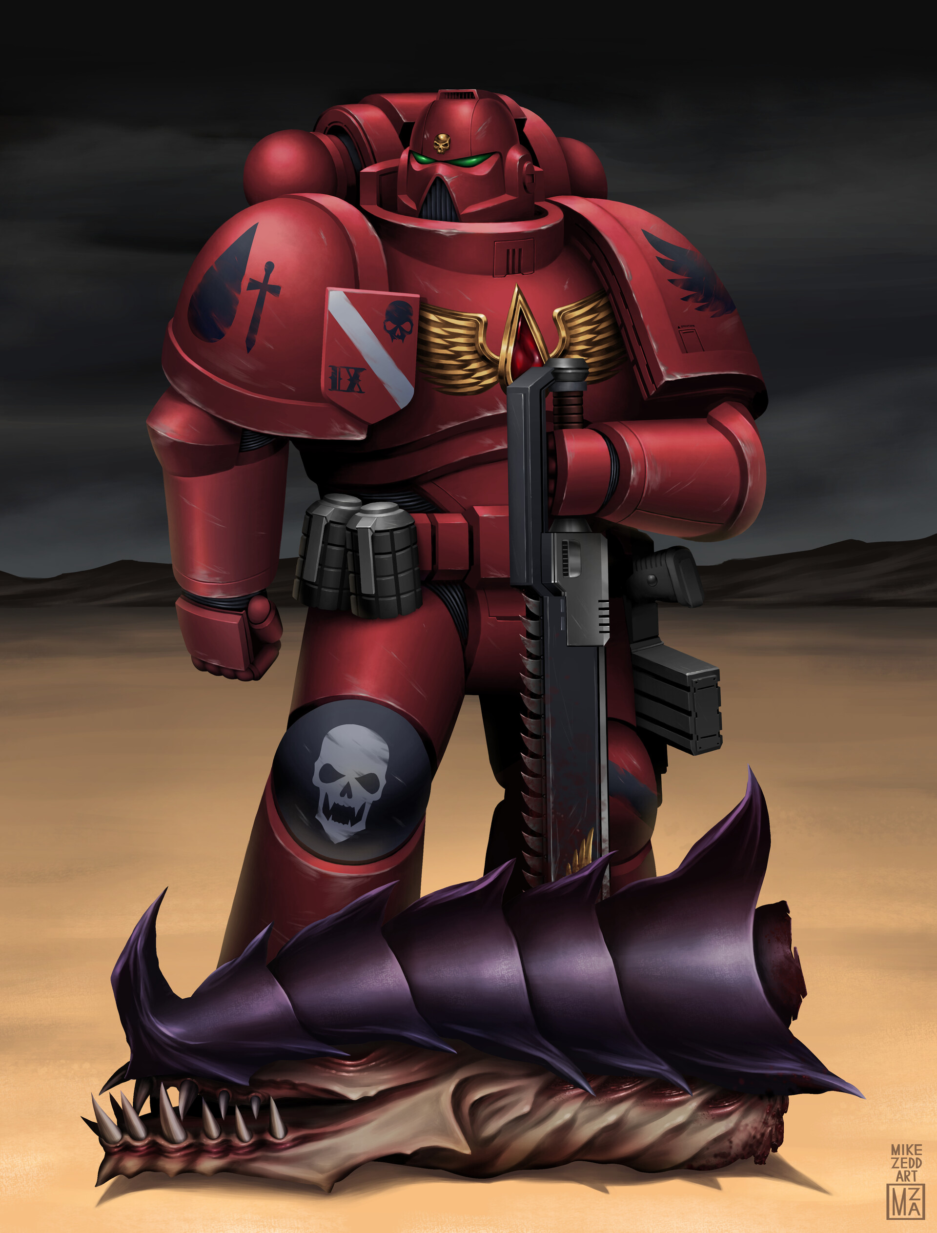 ArtStation Blood Angel