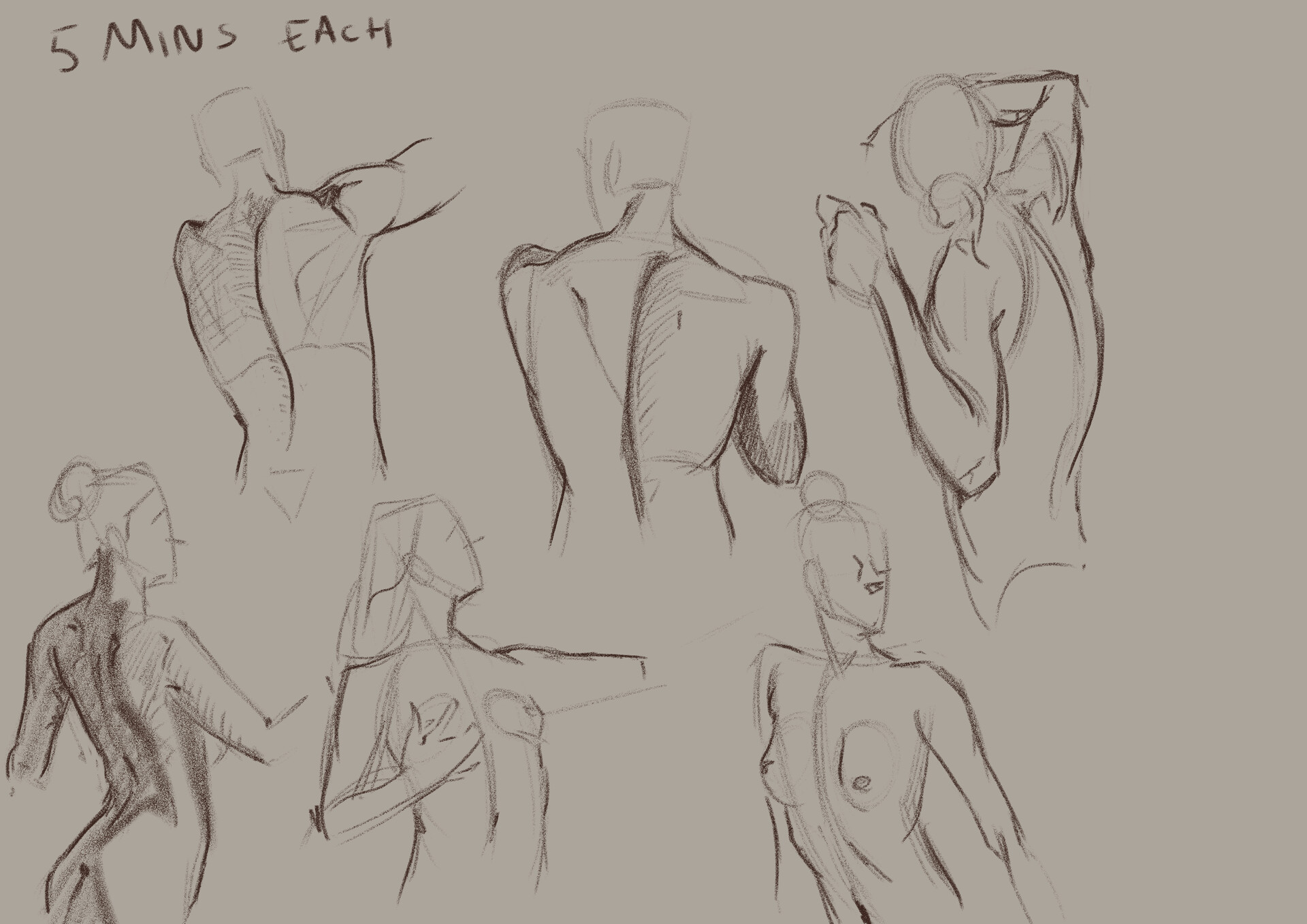 ArtStation - Some Life drawing sketches from the pocket sketchbook