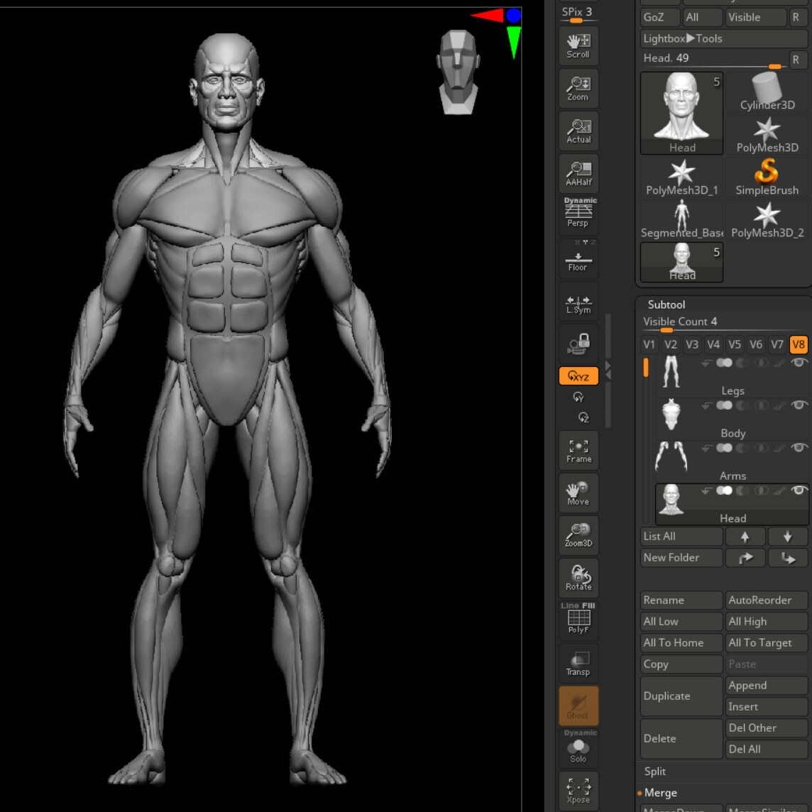 Zbrush preview