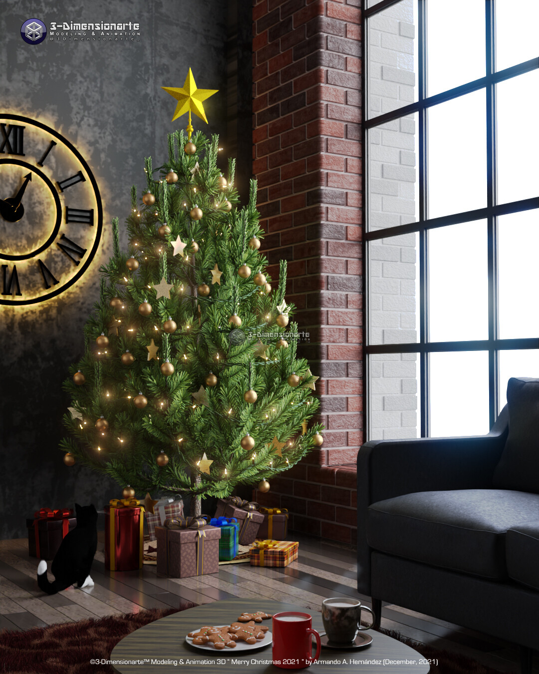 Merry Christmas 2021 3-Dimensionarte