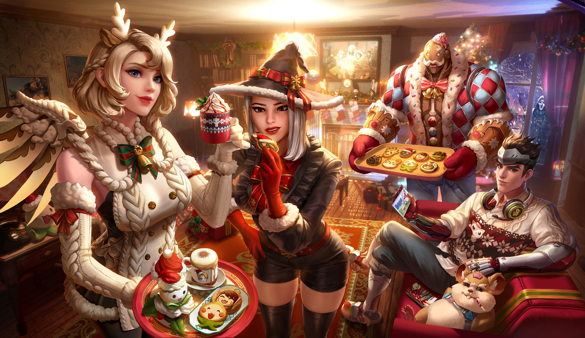 Overwtach 2024 Christmas Skins Edy Jennica
