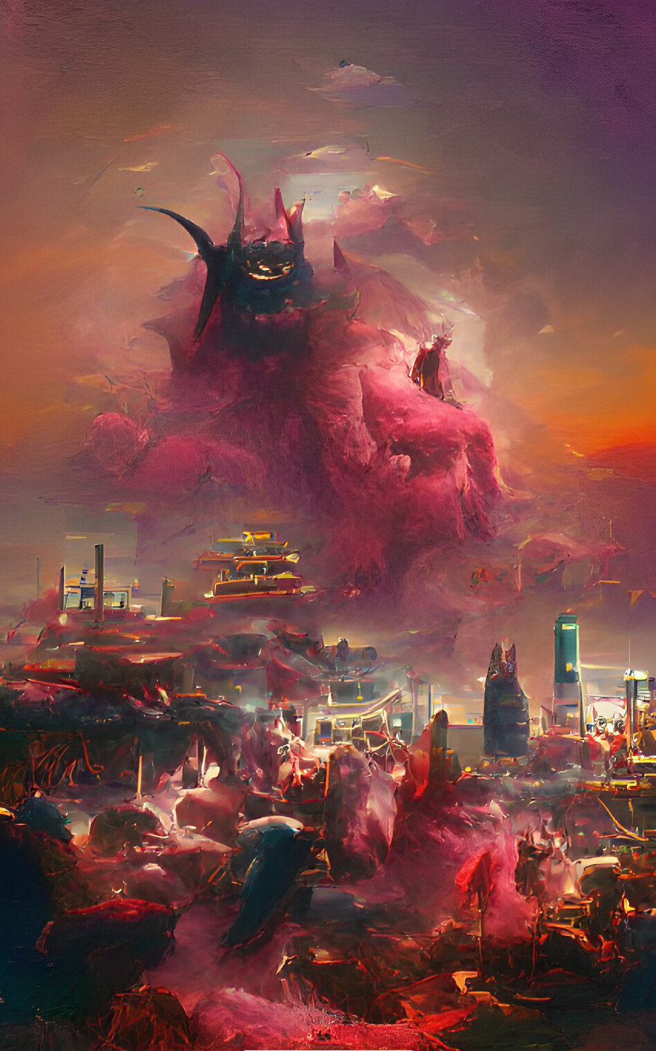 Hell City Concept By Magnus Yorgensen