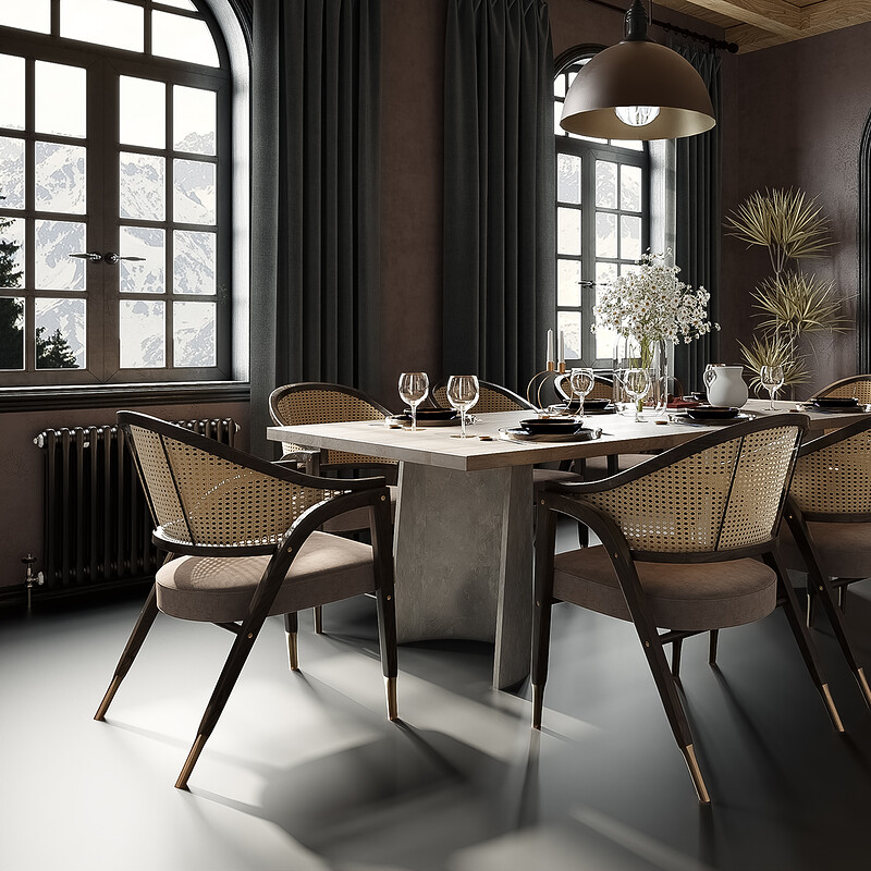Mountain Lodge Dinning Room 