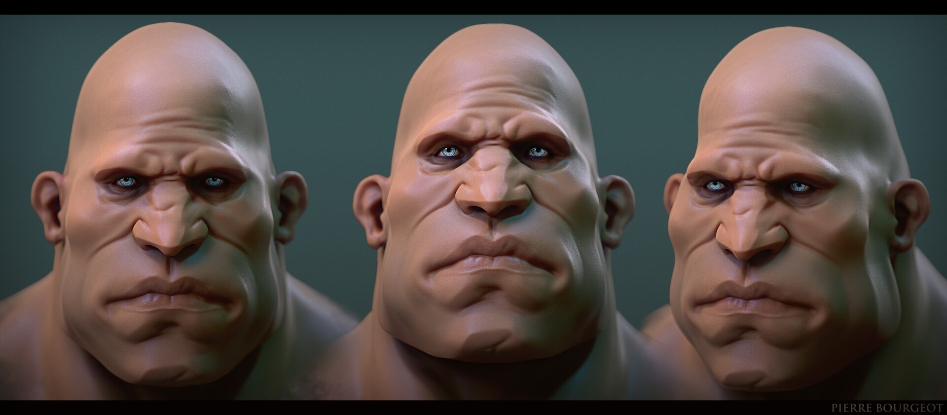 Pierre Bourgeot Head Sculpts