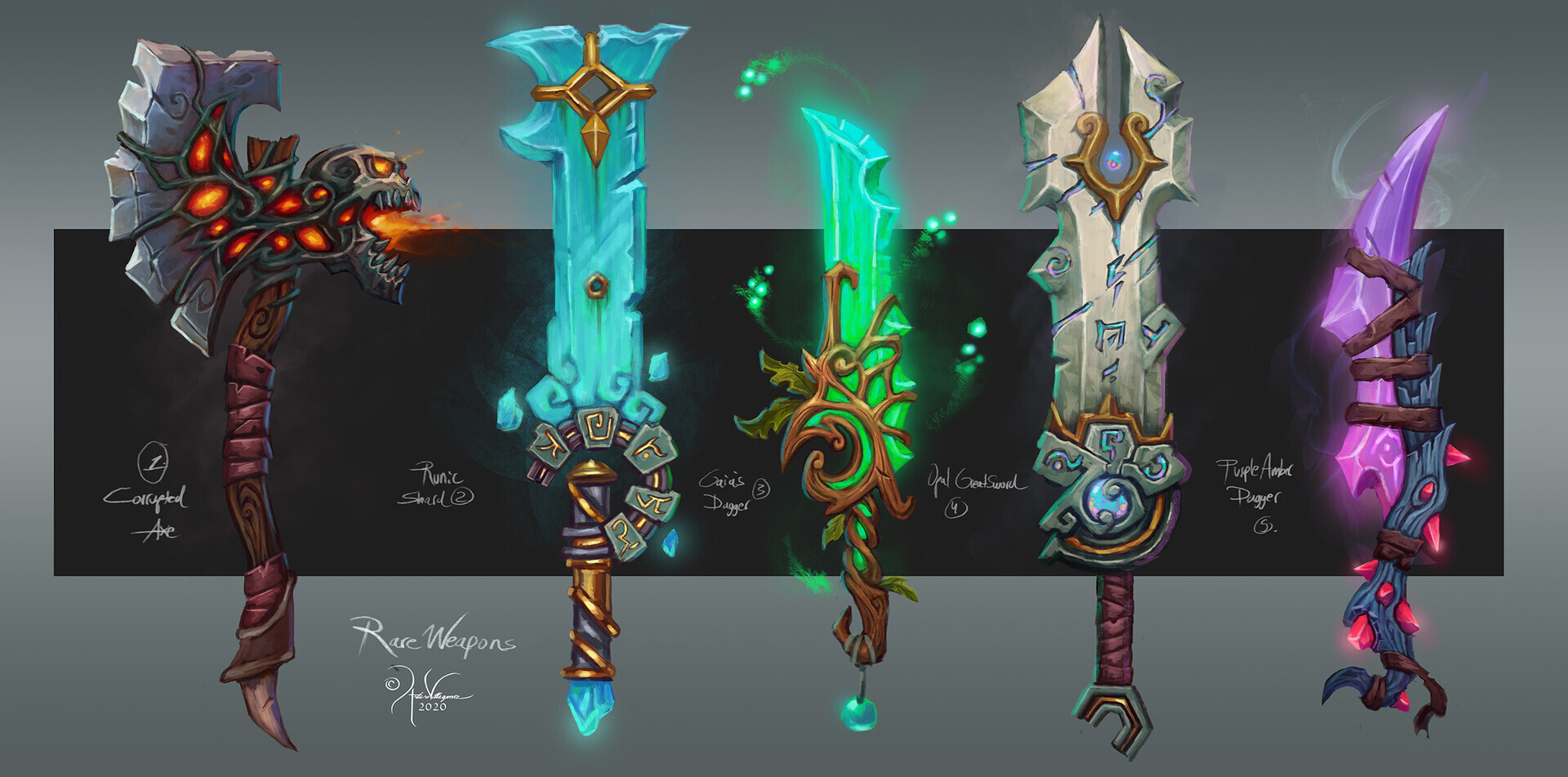 Rare weapons