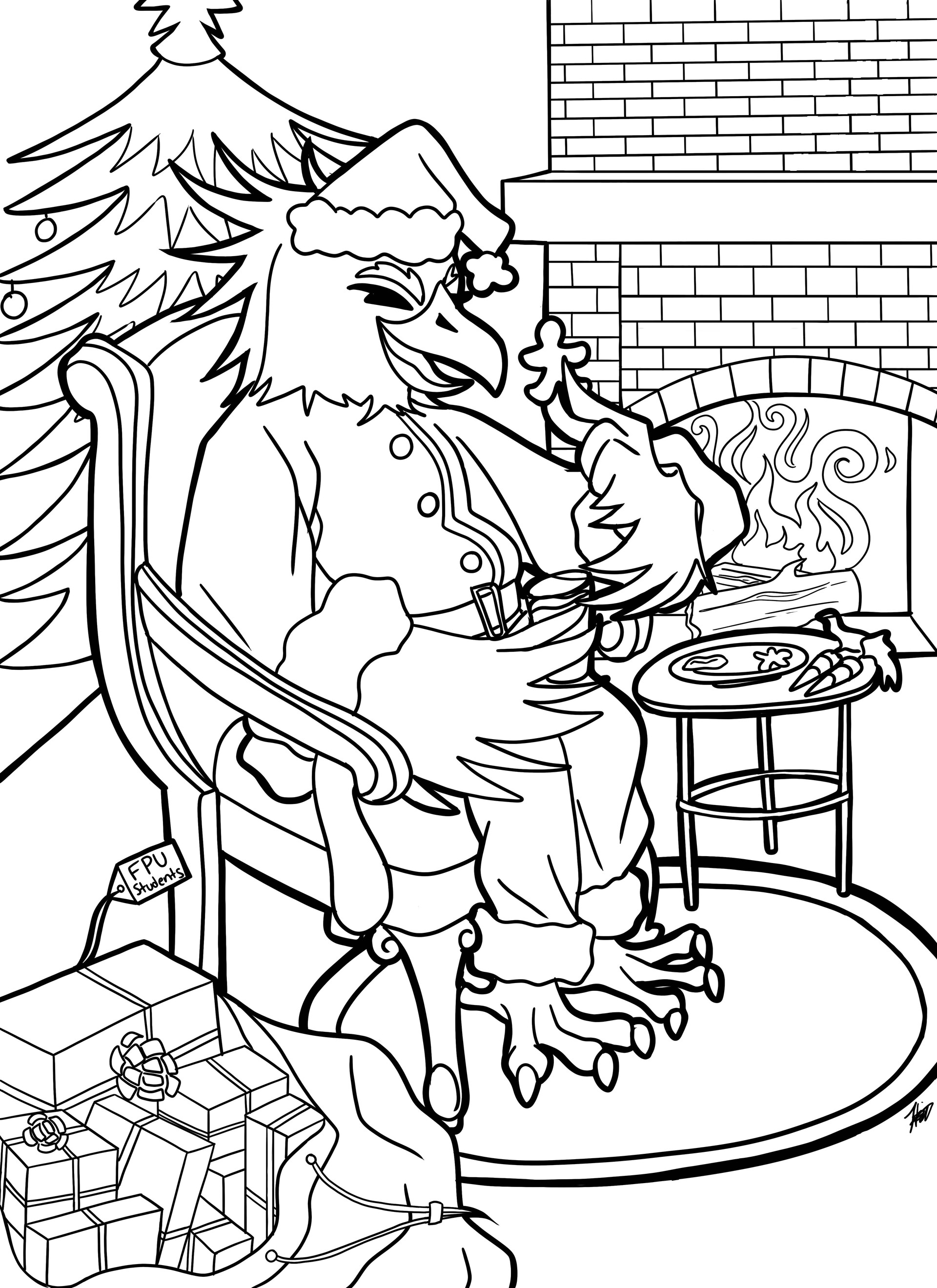 ArtStation - Christmas Coloring Pages