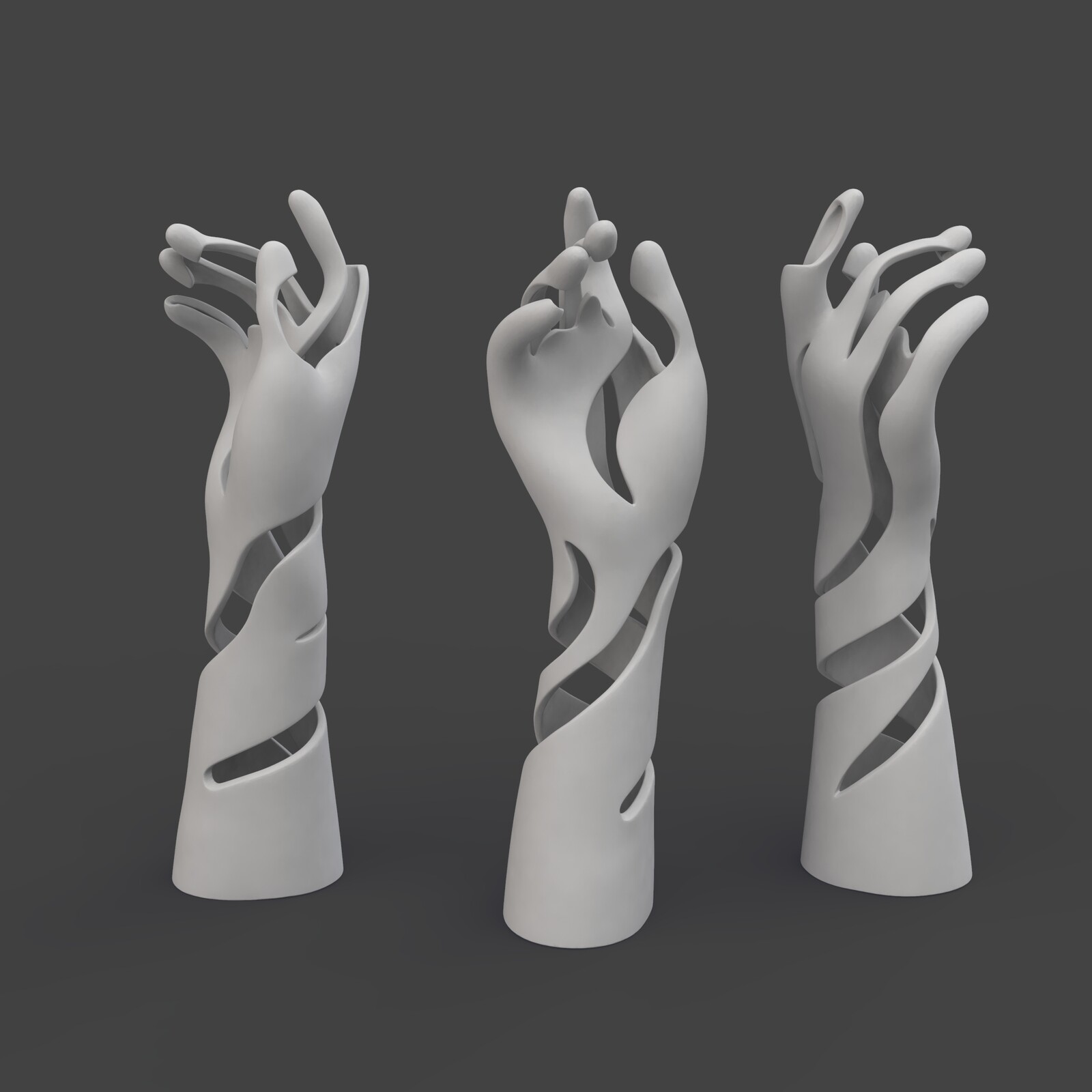  hand model for 3D printing