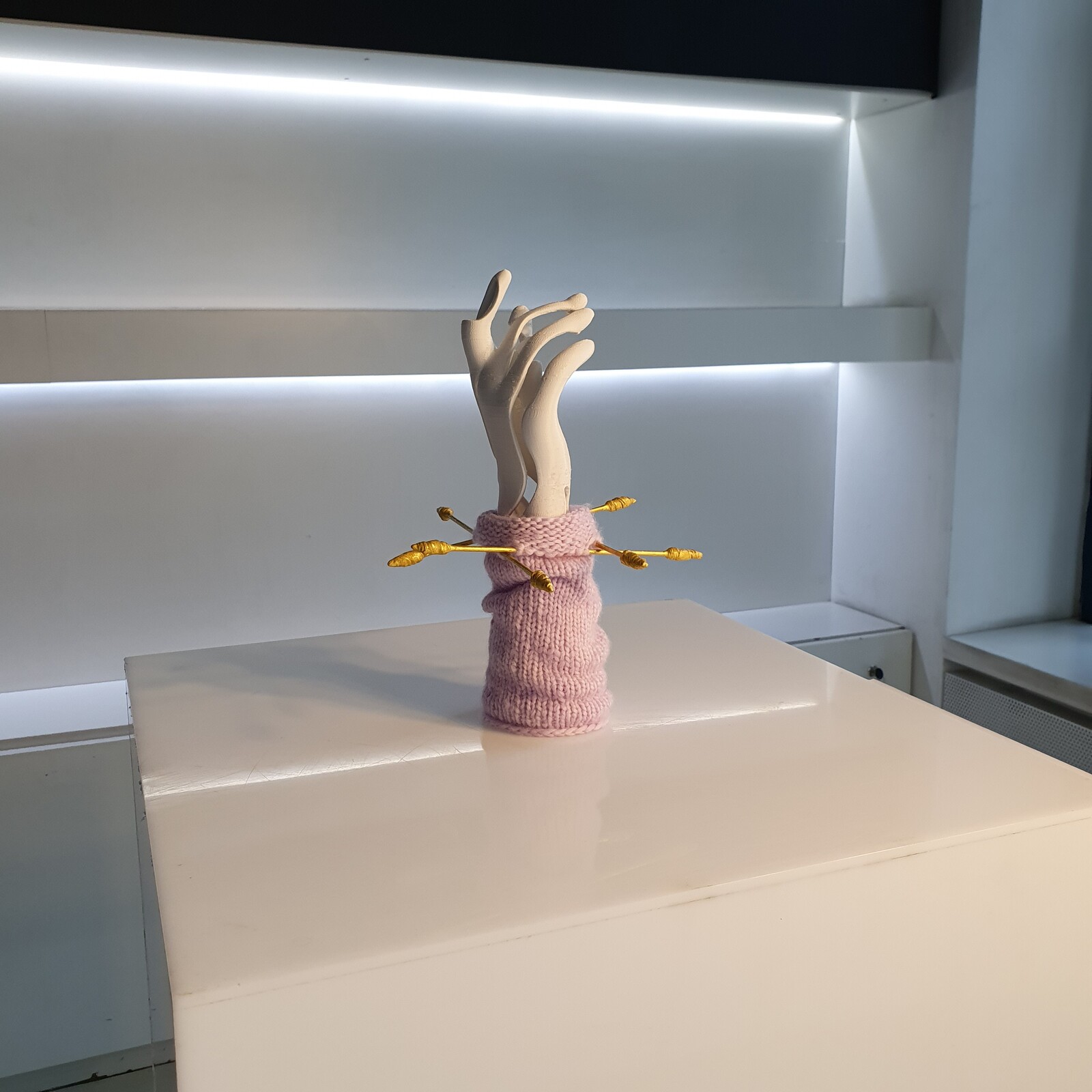 3D printed hand with bracelet