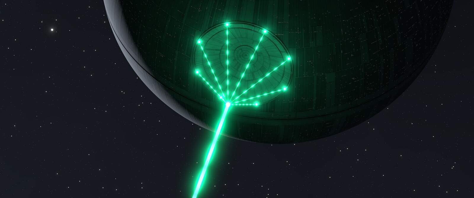Chris Q Death Star Updated lasers