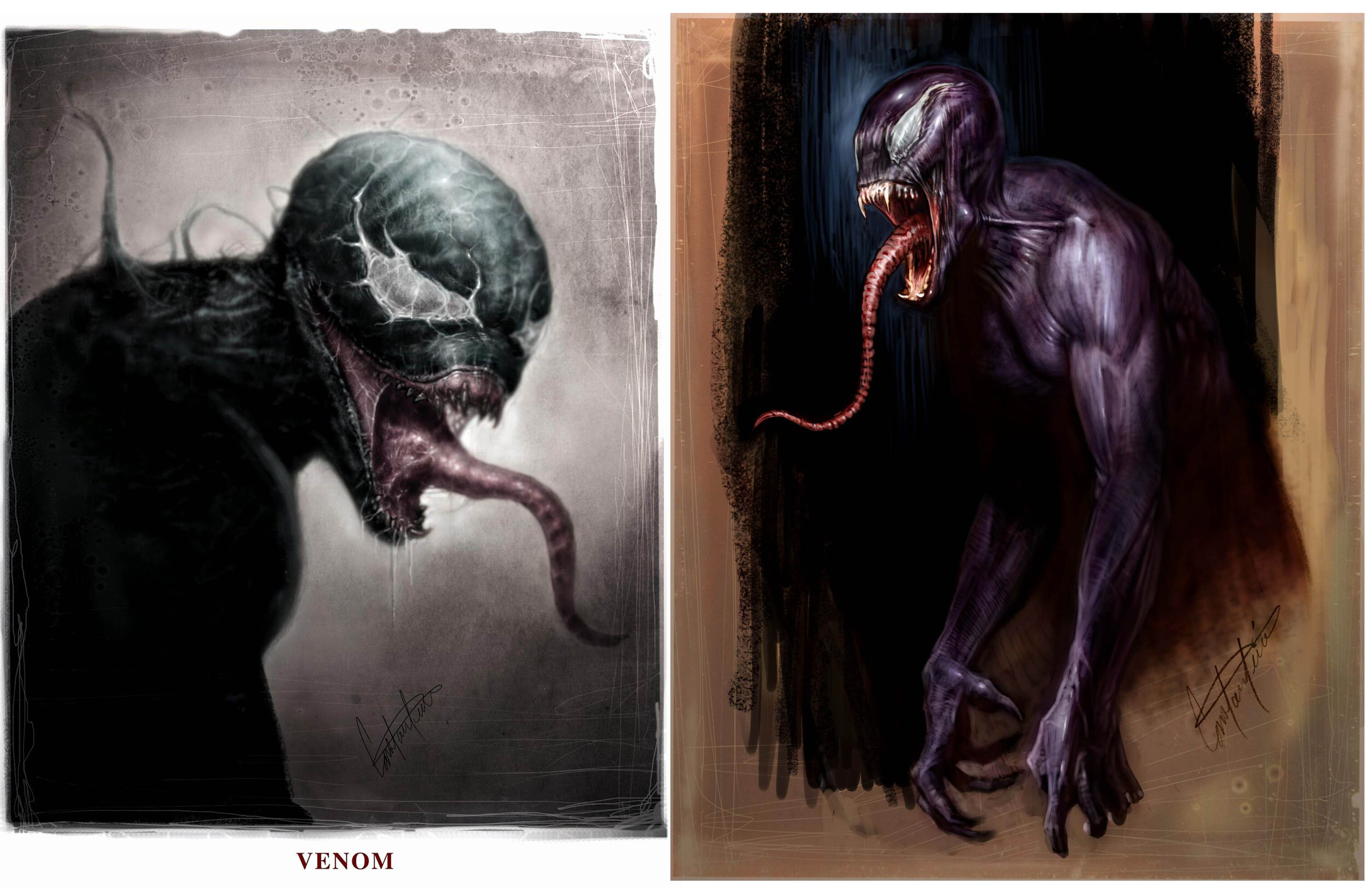 Spider-man 3 early Venom exploration designs 2007