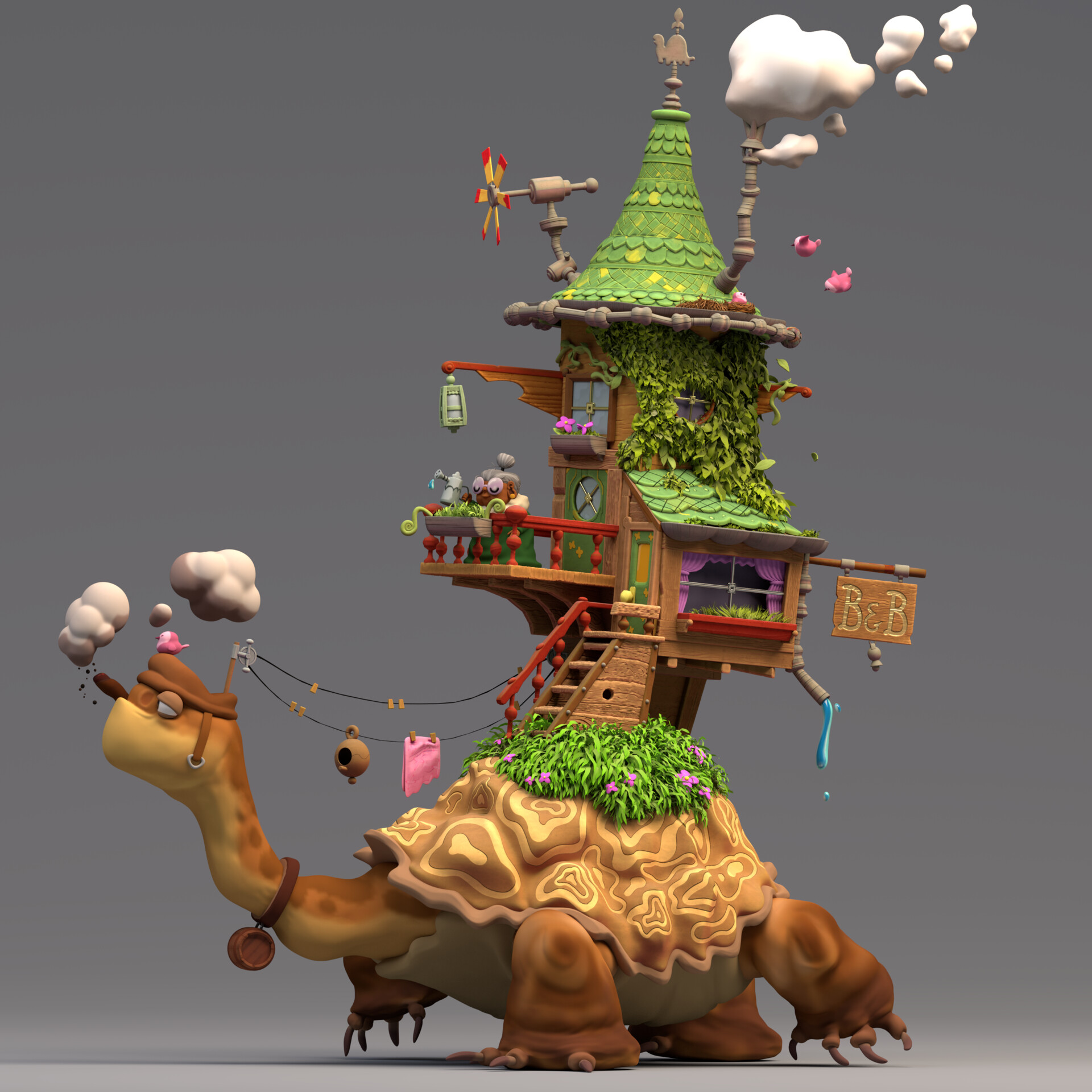 plastic tortoise house