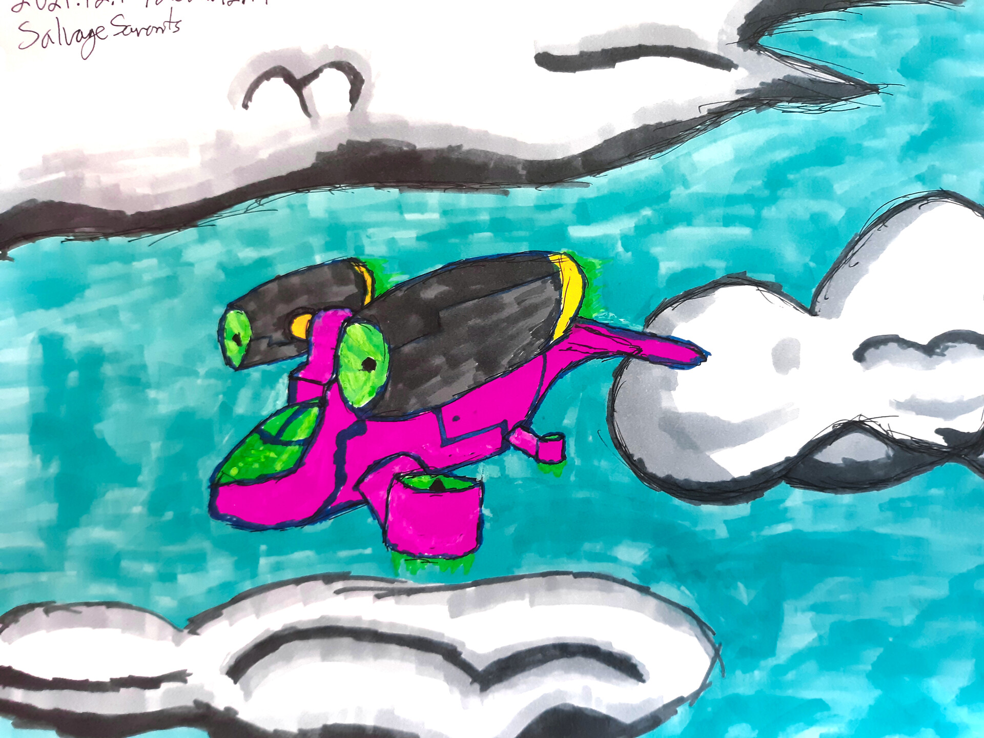 ArtStation Flying Machine