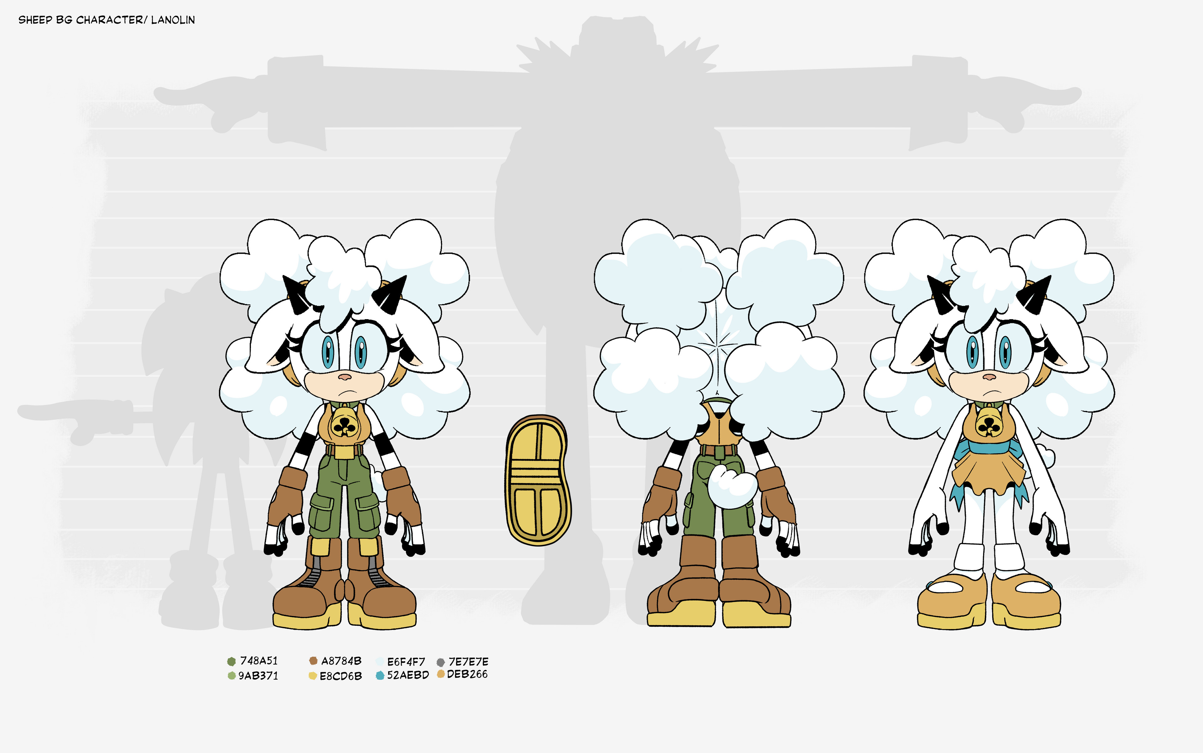 AdamBryceThomas Lanolin Character Concept Art and Direction IDW's