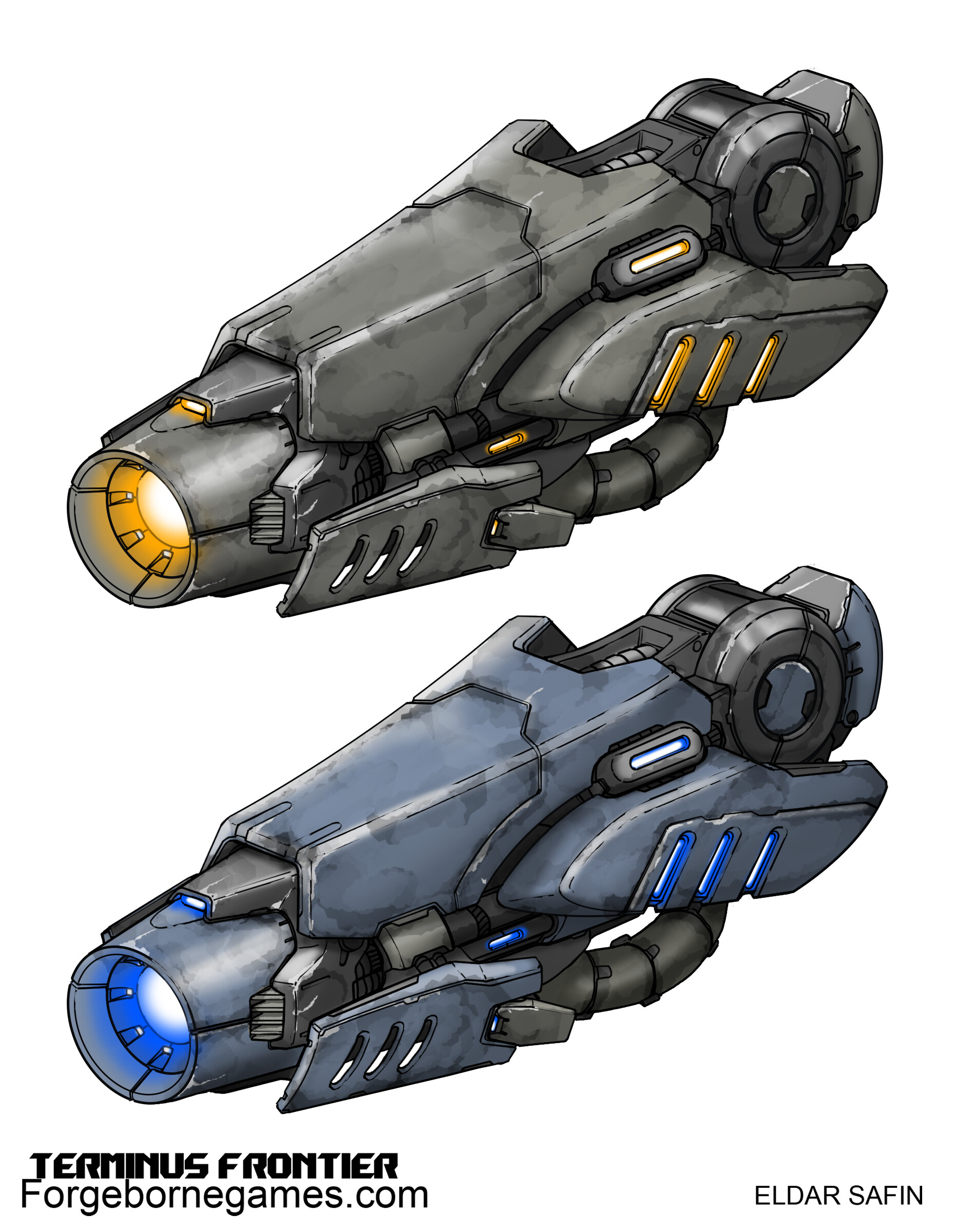 ArtStation Terminus Frontier Arm Cannon MK03
