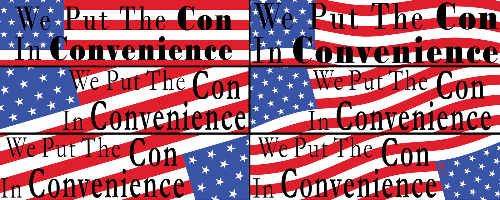 "Con in Convenience" Sticker (all v1 variations)