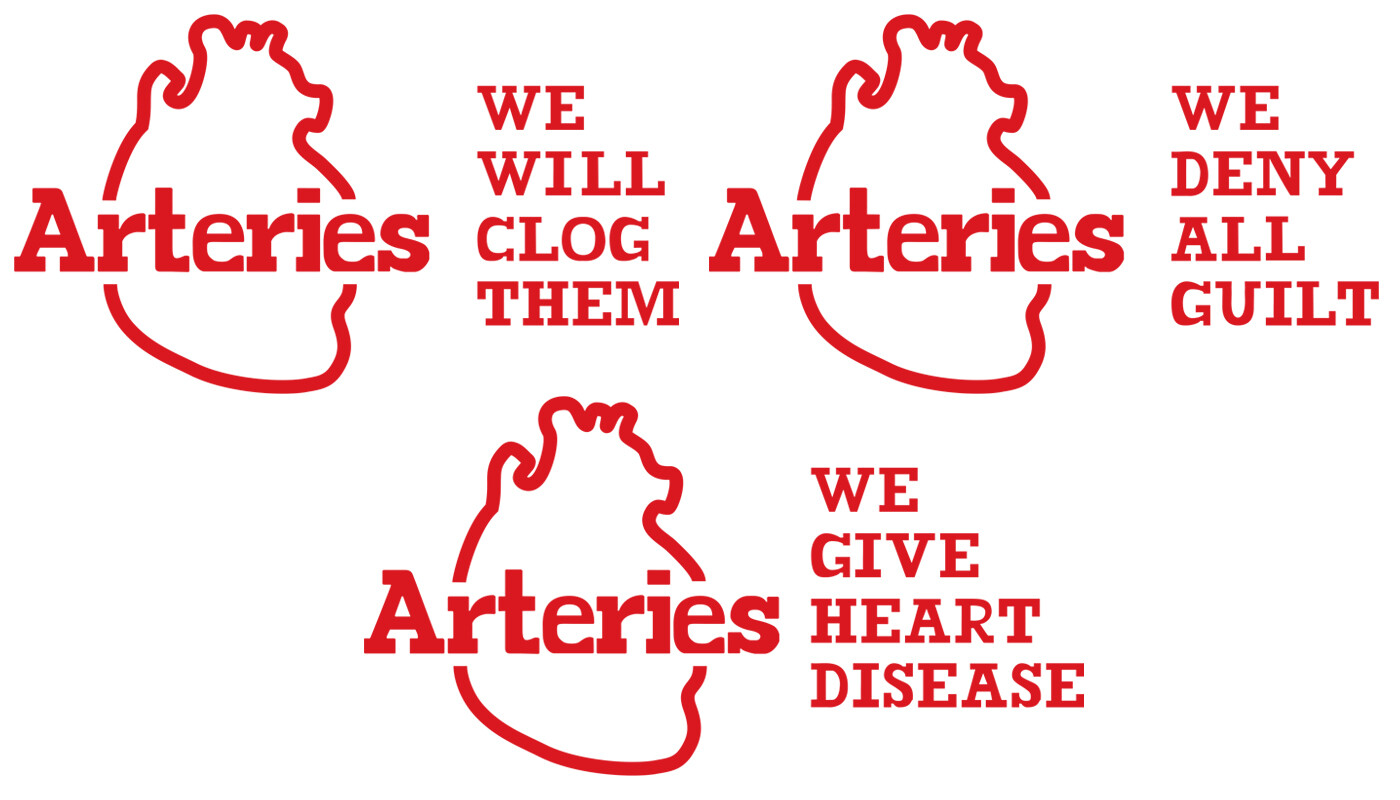 "Arteries" Sticker (other variations)