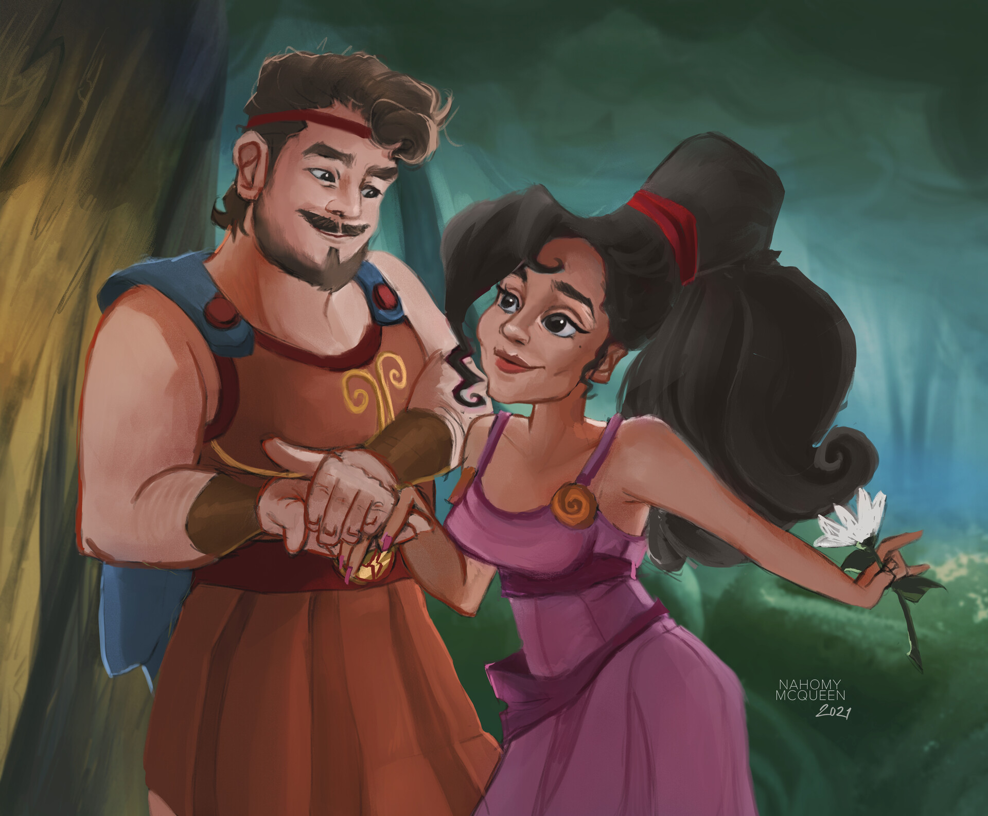 Megara And Hercules Fan Art