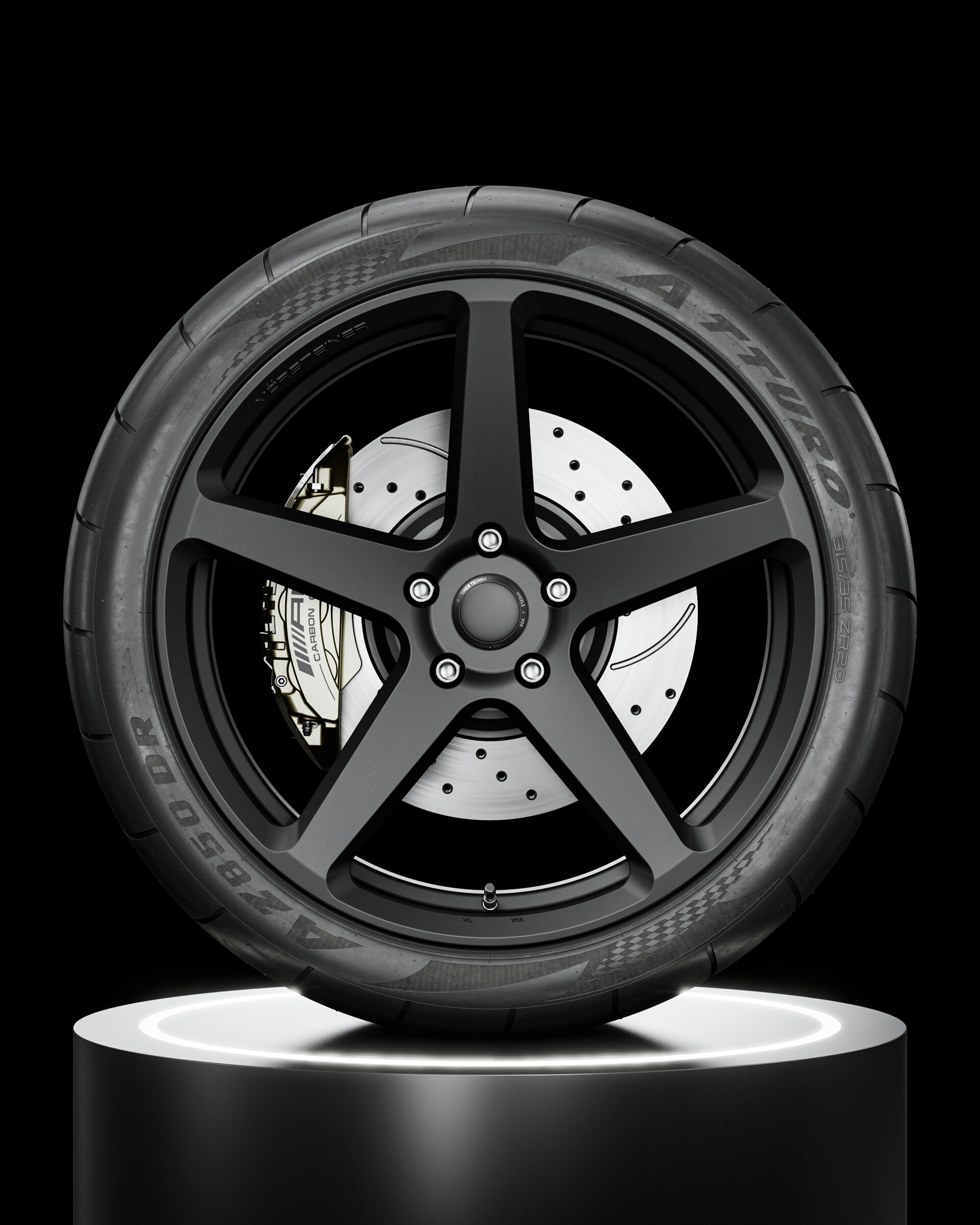 Roman Tikhonov - Atturo AZ850DR 315/35 R20 (Real World Details)