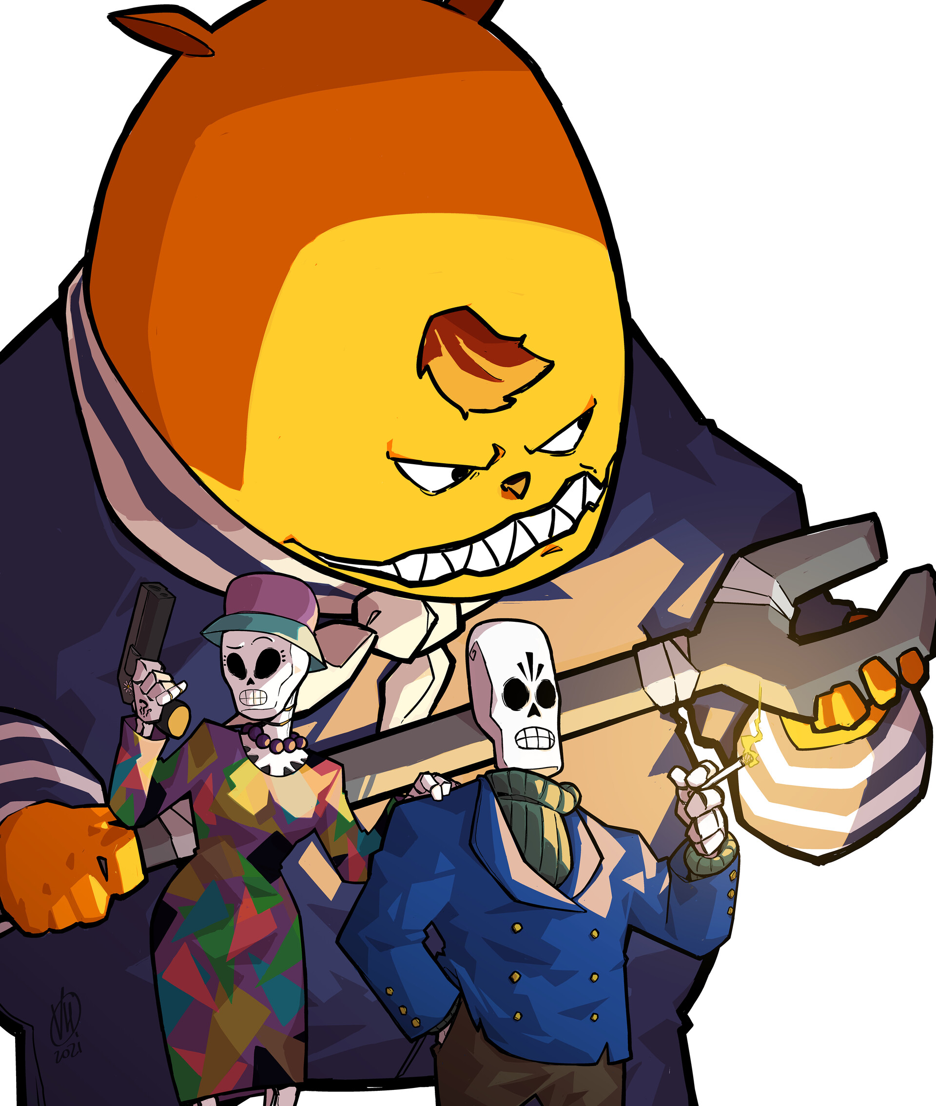 ArtStation Grim Fandango