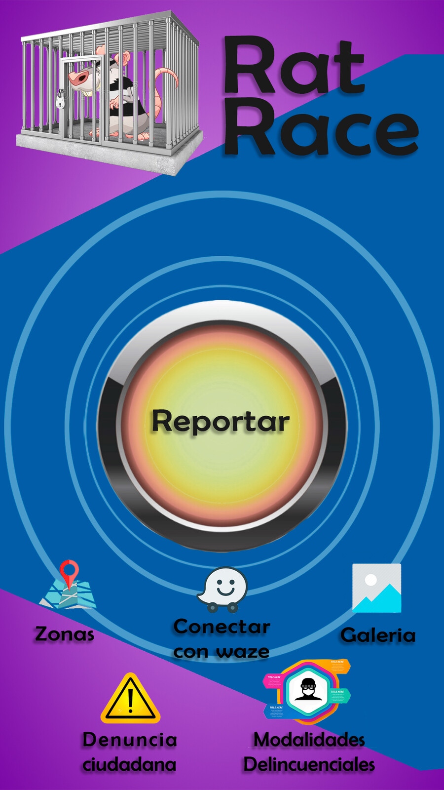 "Rat Race" Capture Thiefs App Layout 1