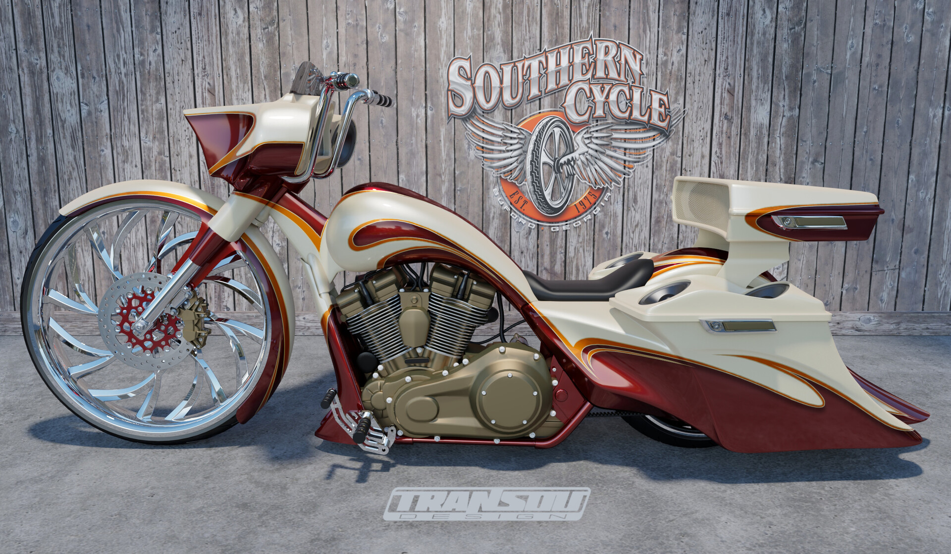 Jeff Transou Big wheel Bagger paint options