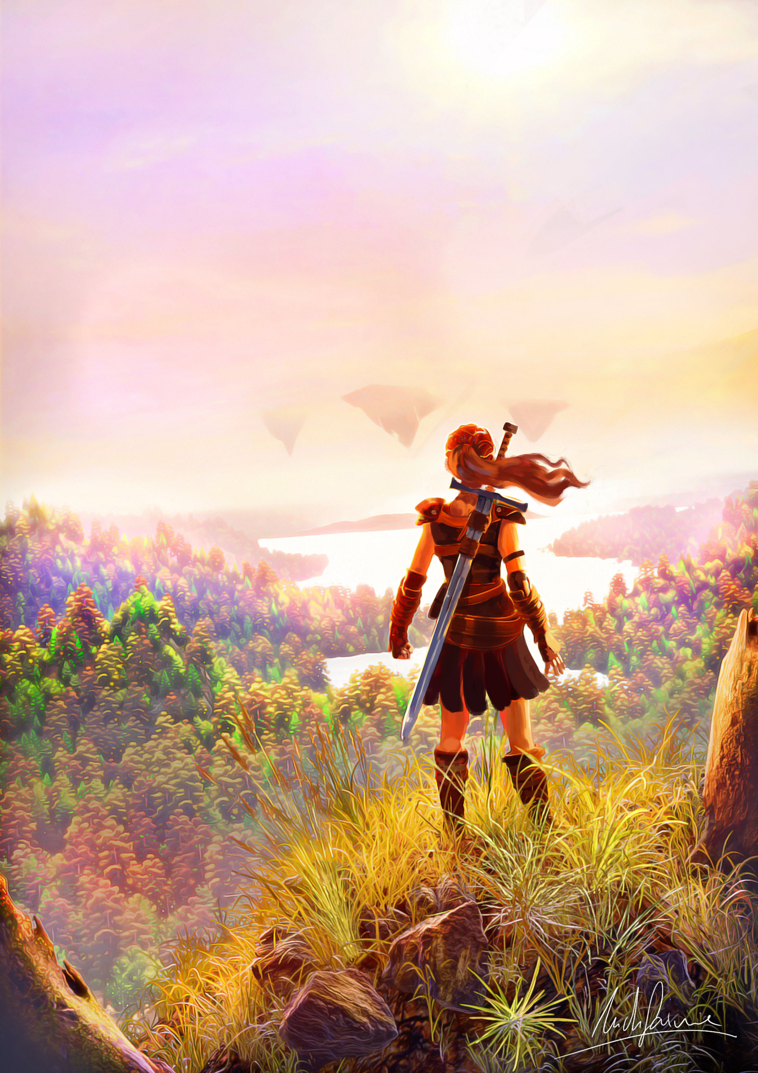 Final version. A big thanks to Hatim Mennani for his paint over on the character ! 
