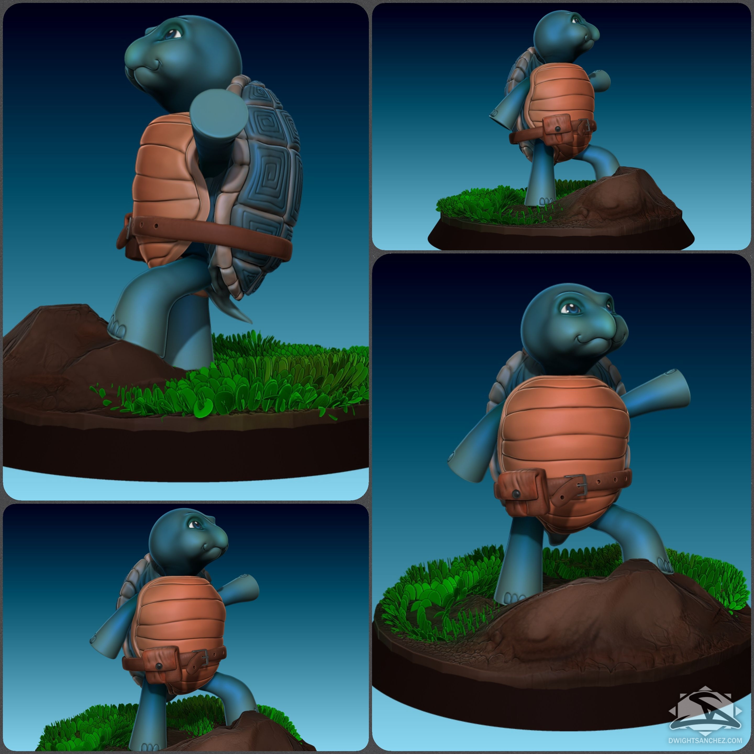 Dee the Turtle Sculpture