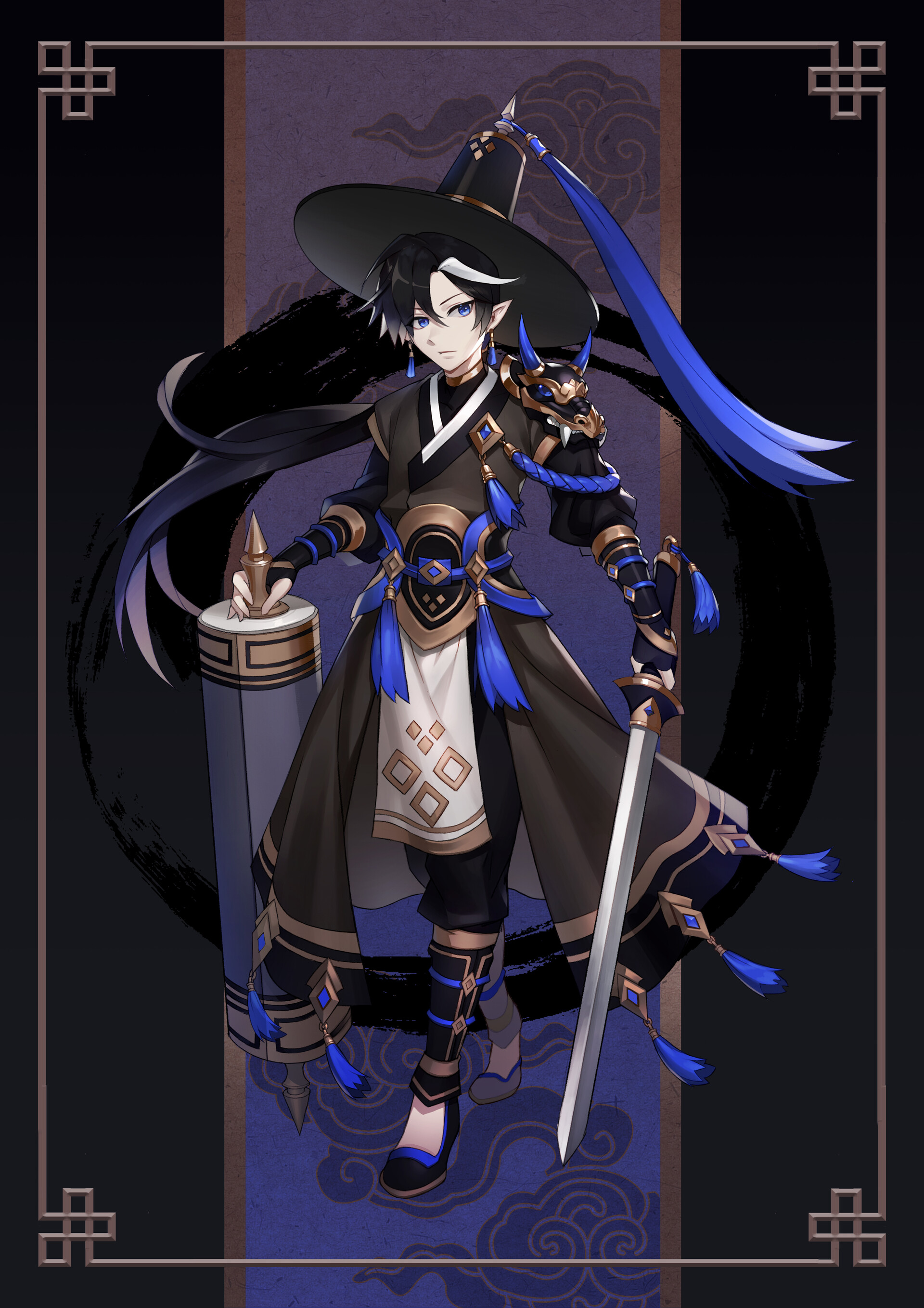 ArtStation - 저승사자(The korean grim reaper)