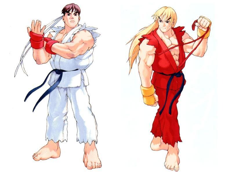 Novedad incluir Túnica ArtStation - Ryu and Ken from Street Fighter Alpha