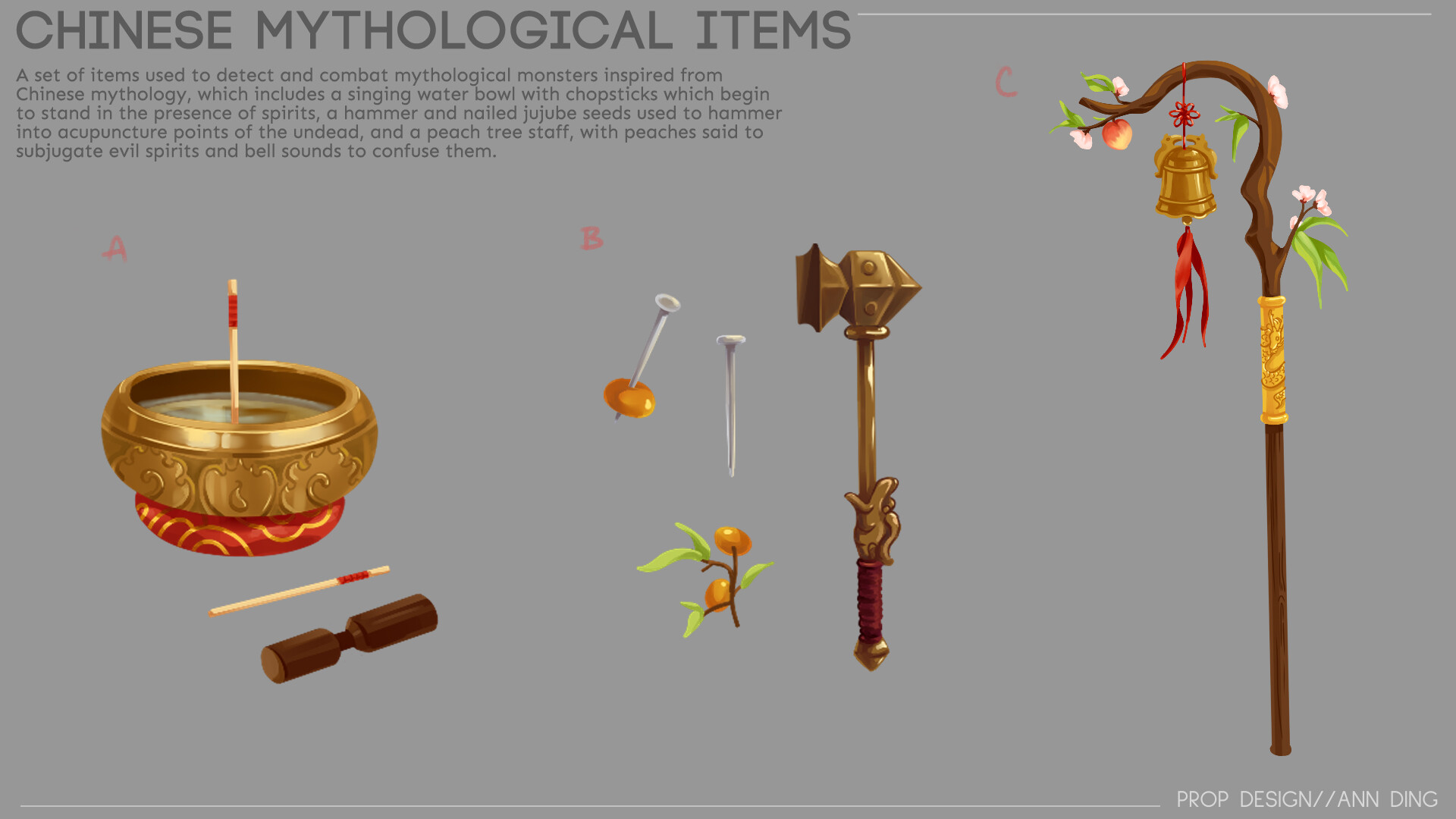 Artstation Chinese Mythological Items